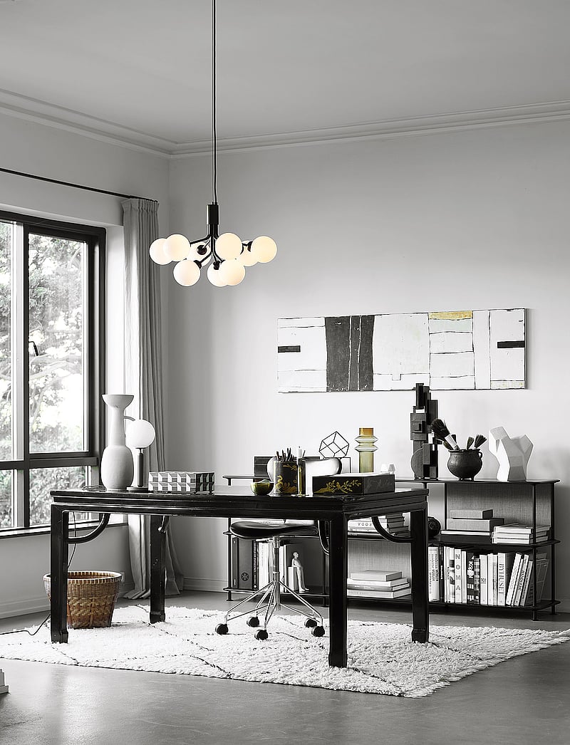 Nuura - Apiales 9 - deckeneinbauleuchten - satin black/opal white - 2