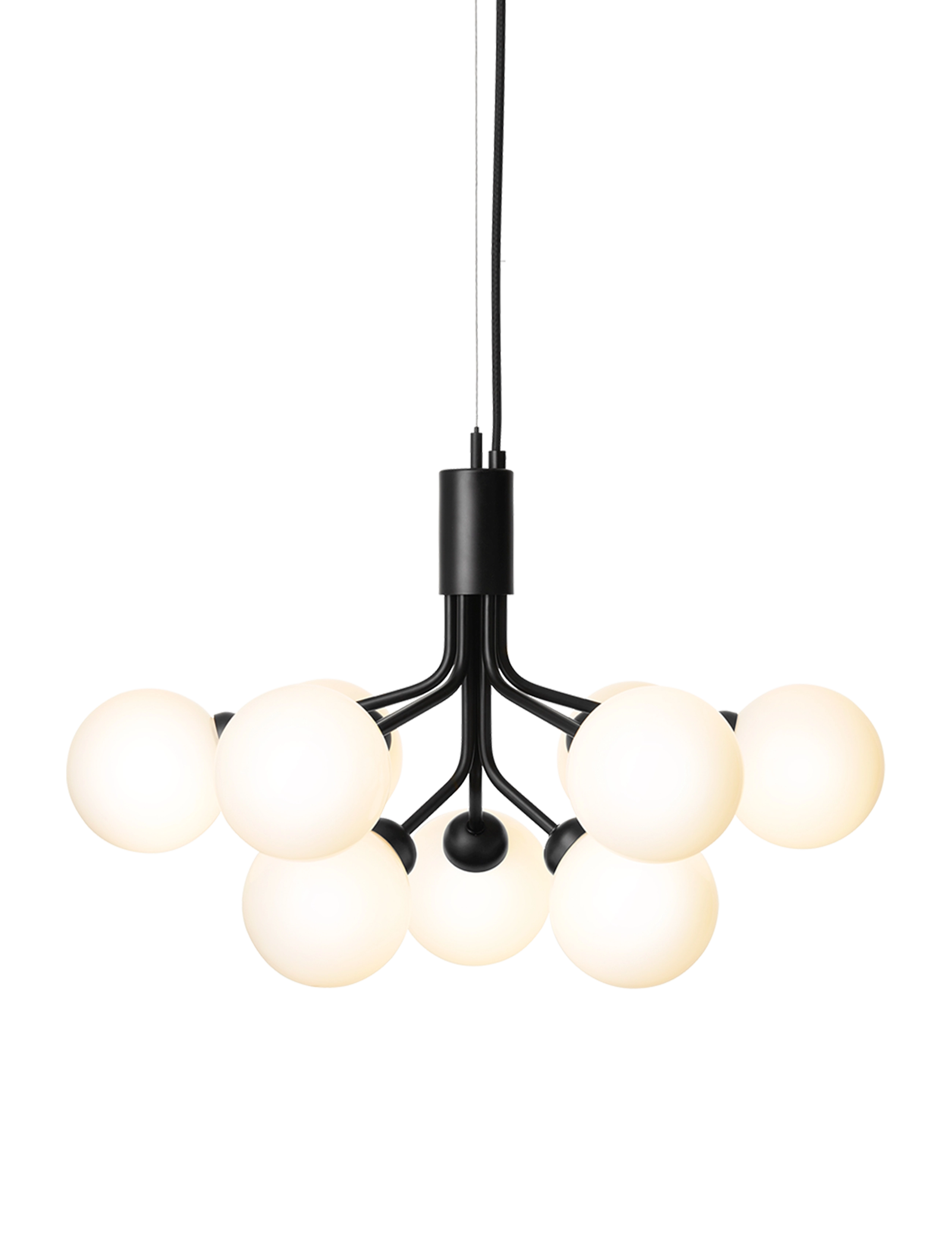 Nuura Apiales 9 - Nuura - SATIN BLACK/OPAL WHITE / black