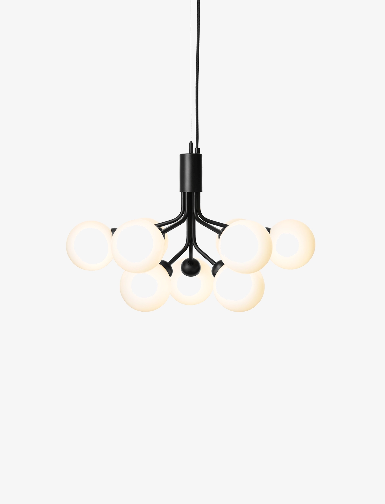 Nuura Apiales 9 - Nuura - SATIN BLACK/OPAL WHITE / black