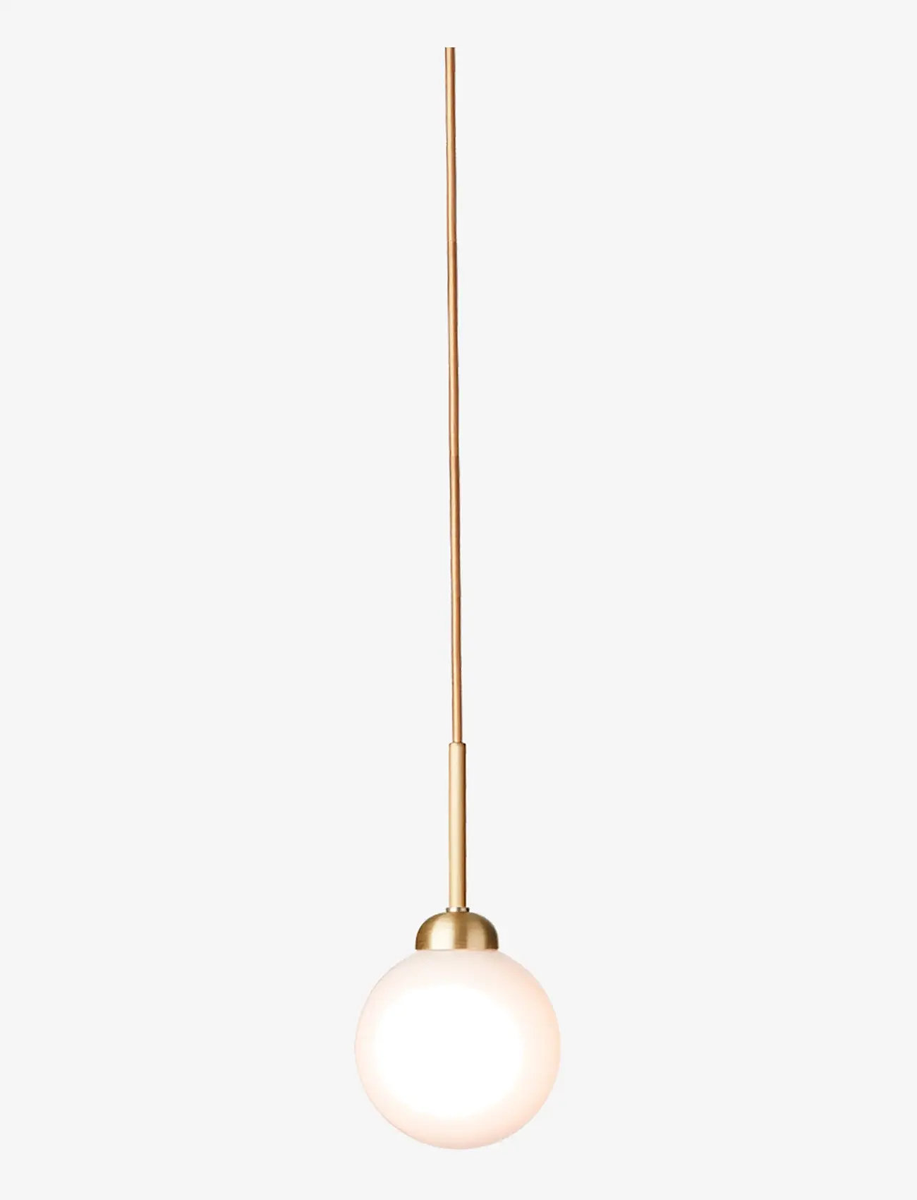 Nuura - Apiales 1 - hangandi loftljós - brushed brass / opal - 1