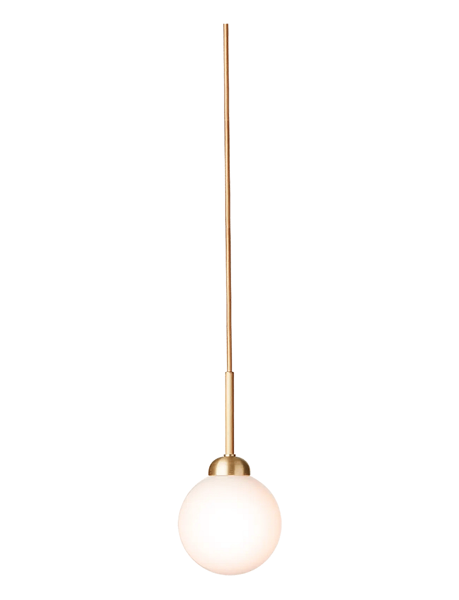 Nuura - Apiales 1 - rippvalgustid - brushed brass / opal - 1