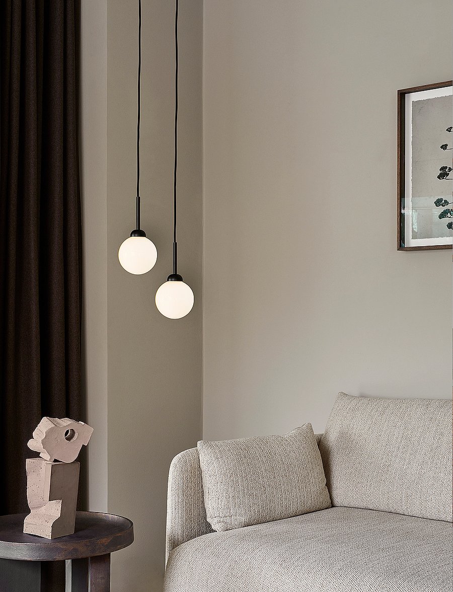 Nuura - Apiales 1 - pendellampen - satin black / opal - 2
