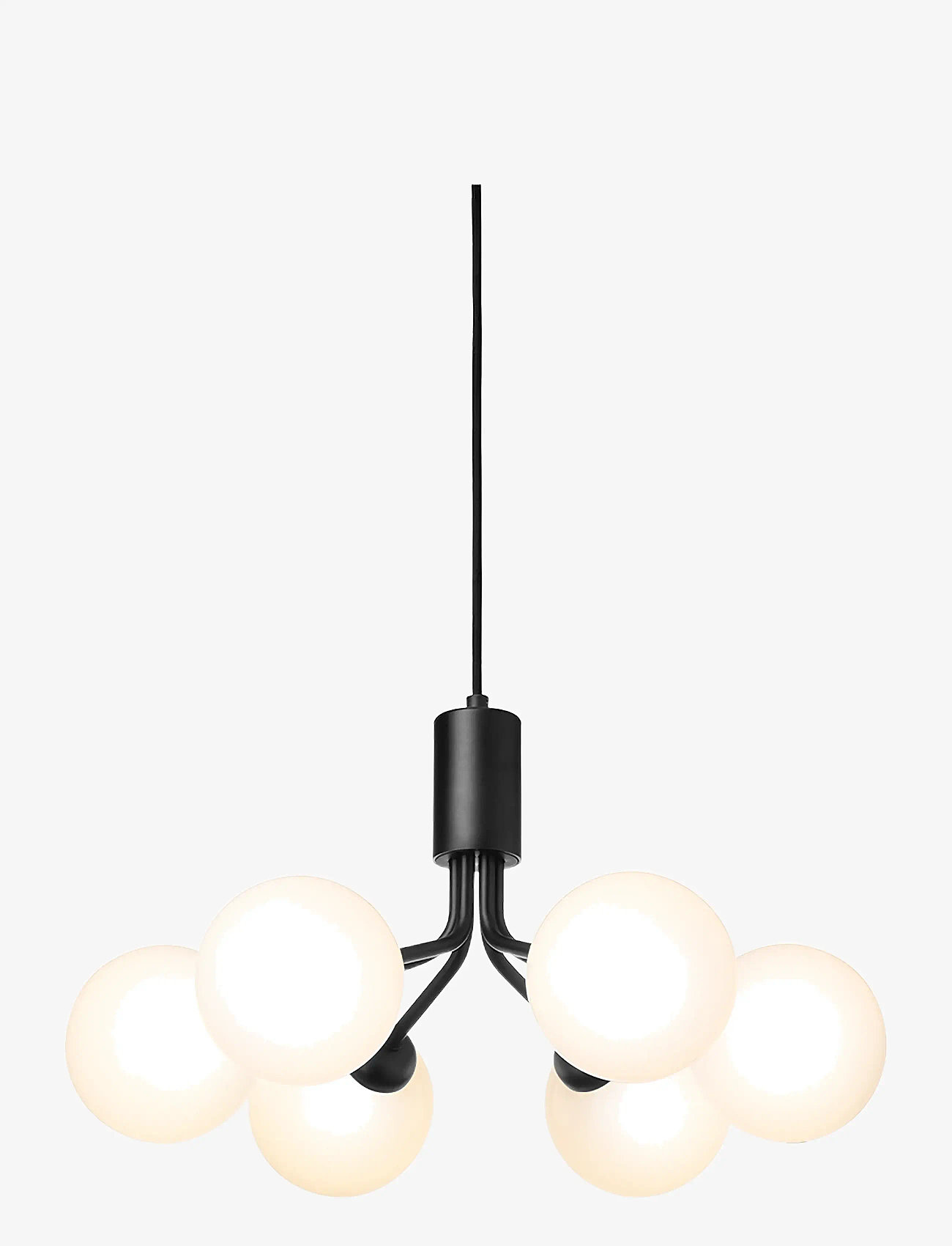 Nuura - Apiales 6 - pendellampen - satin black / opal - 2