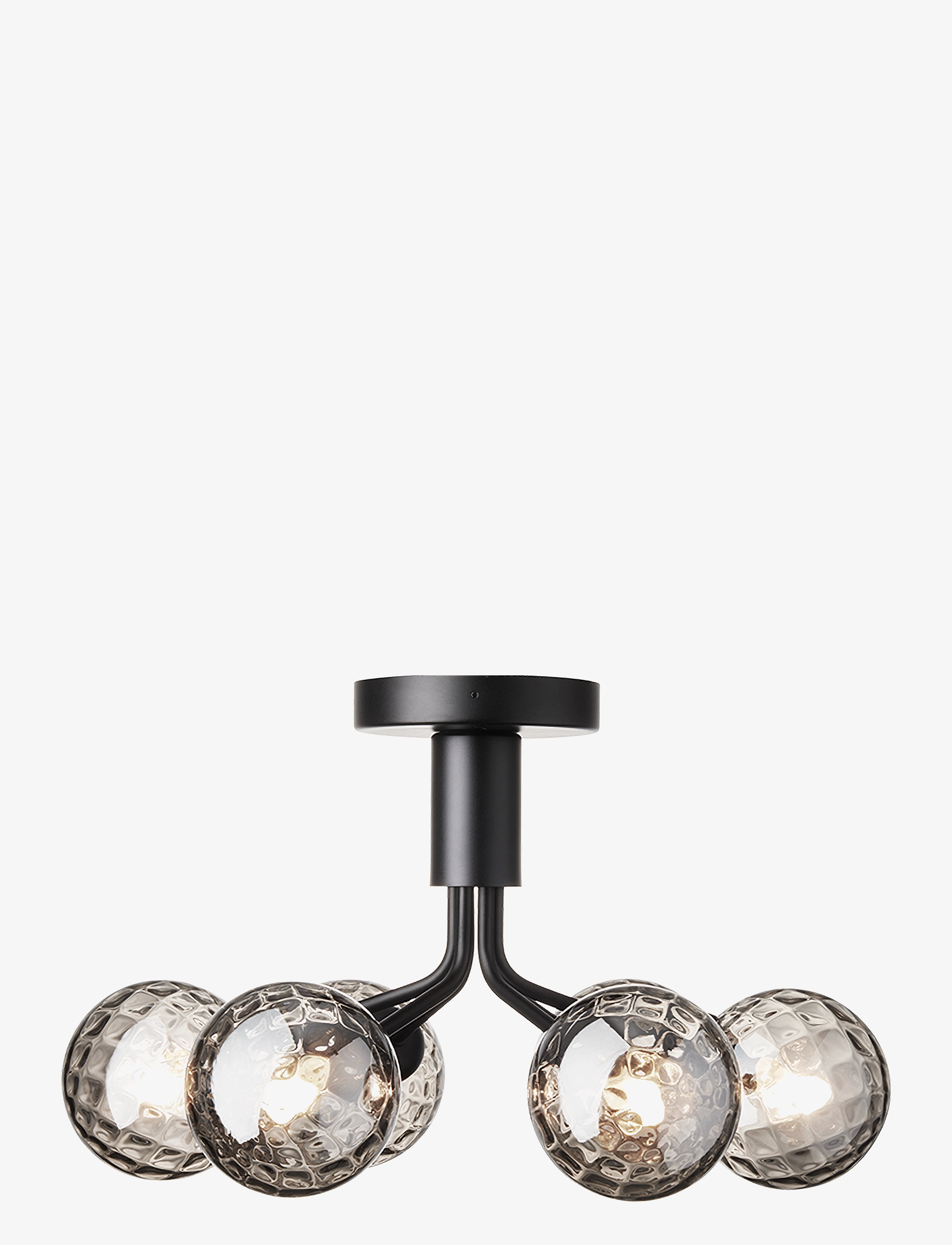Nuura - Apiales 6 Ceiling - plafonder - satin black / optic smoked - 2