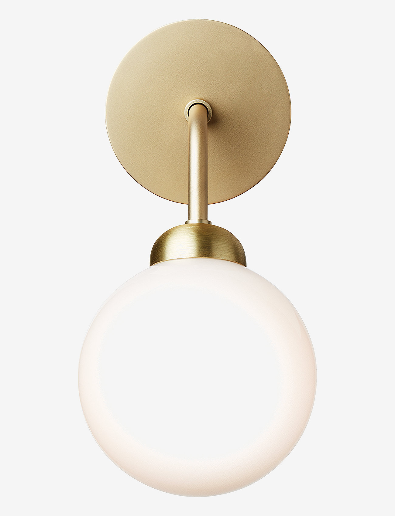 Nuura - Apiales Wall - wall lamps - brushed brass / opal - 2