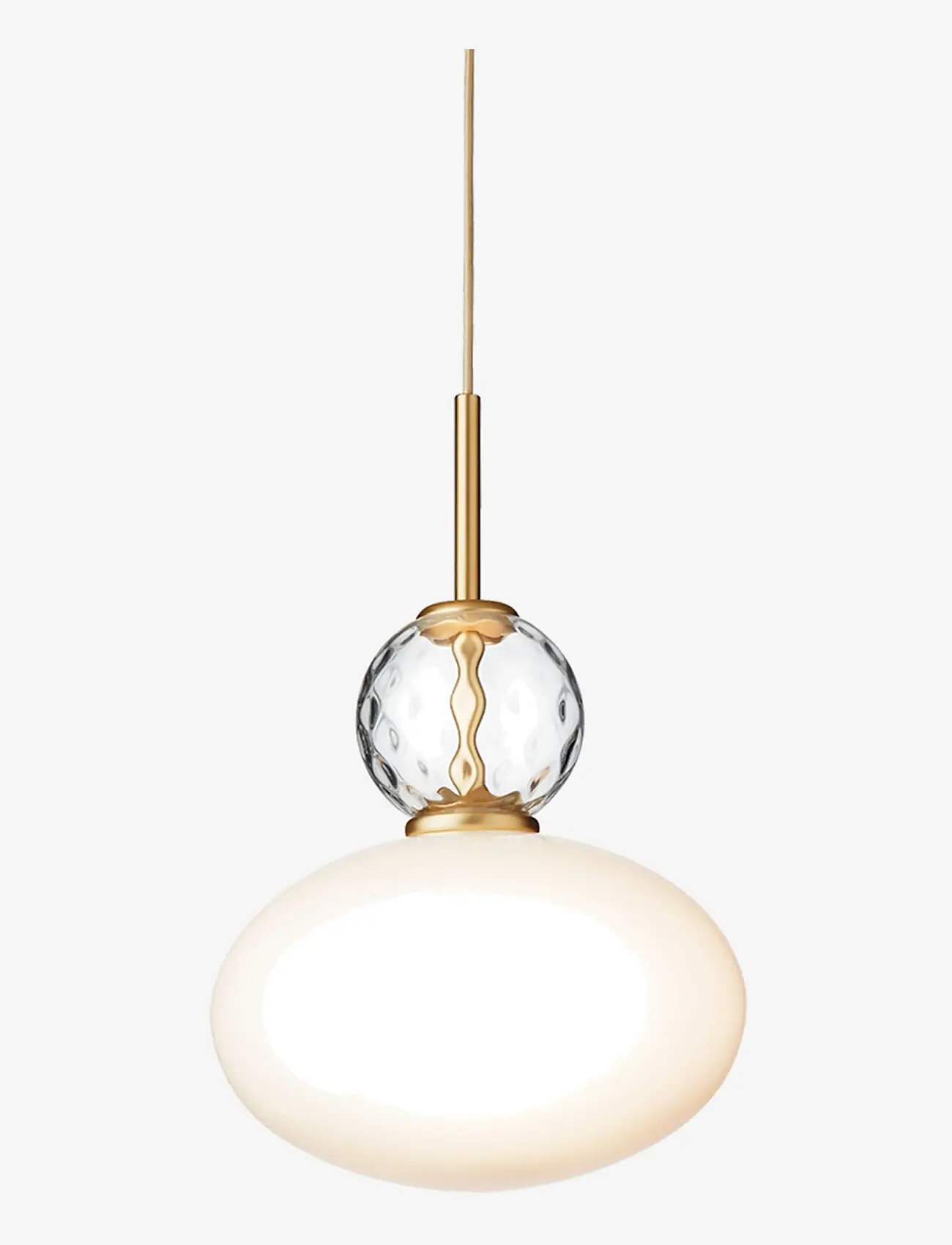 Nuura - Rizzatto 32 - pendellampen - satin brass / opal - 1