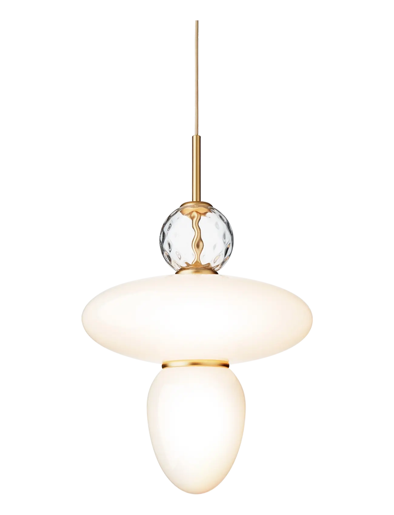 Nuura Rizzatto 43 - Flash Days - SATIN BRASS / OPAL / gold
