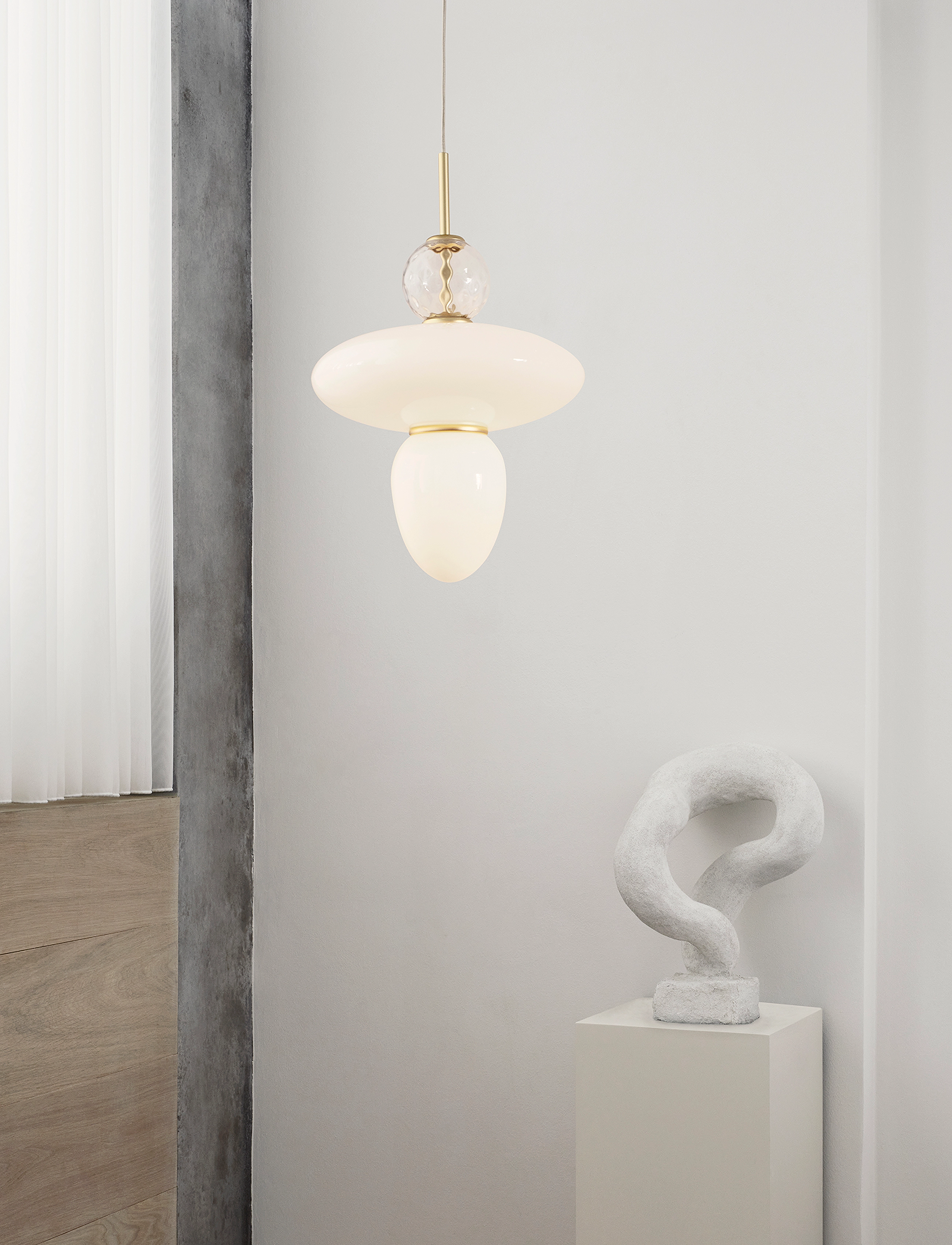 Nuura Rizzatto 43, One Size, Ceiling Lamps, Gold - Pendant Homeware