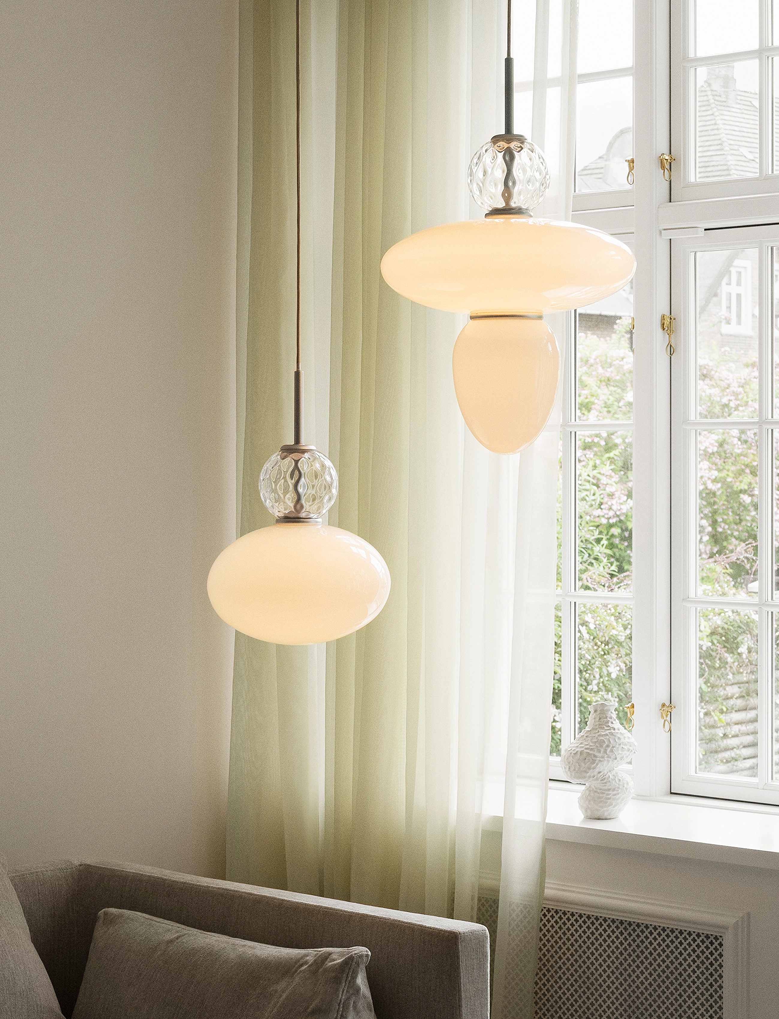 Nuura Rizzatto 43 - Nuura - SATIN SILVER / OPAL / silver