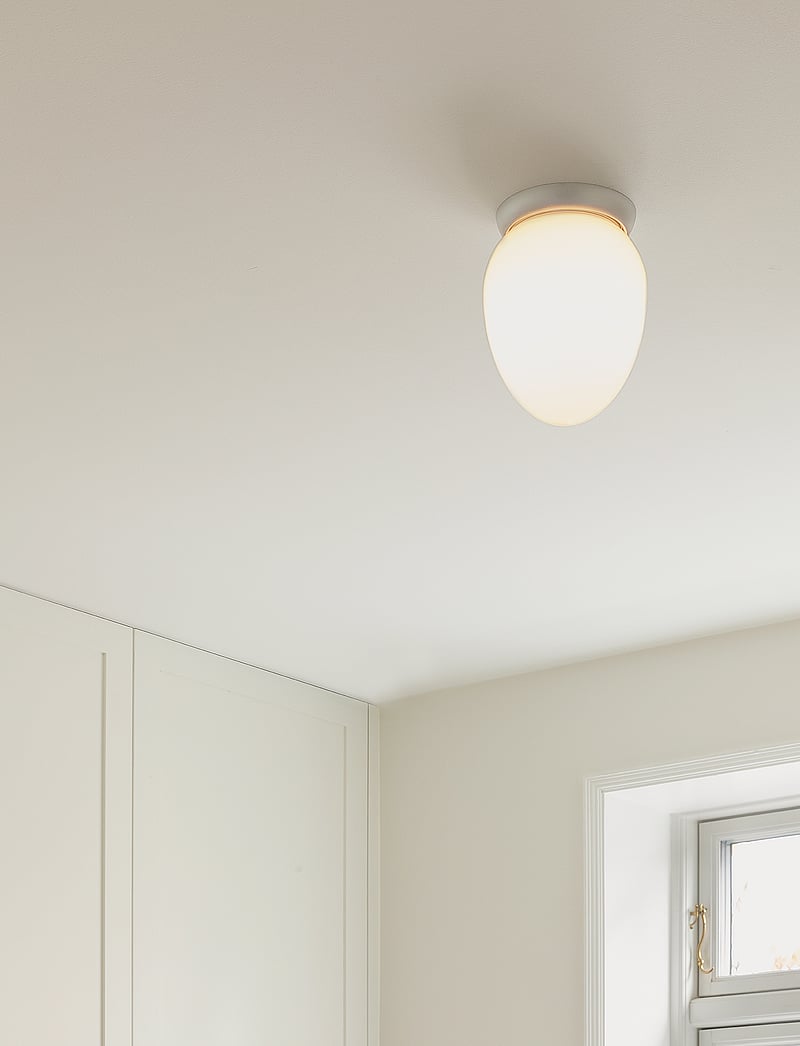 Nuura - Rizzatto 171 - flush mount ceiling lights - satin silver / opal - 2