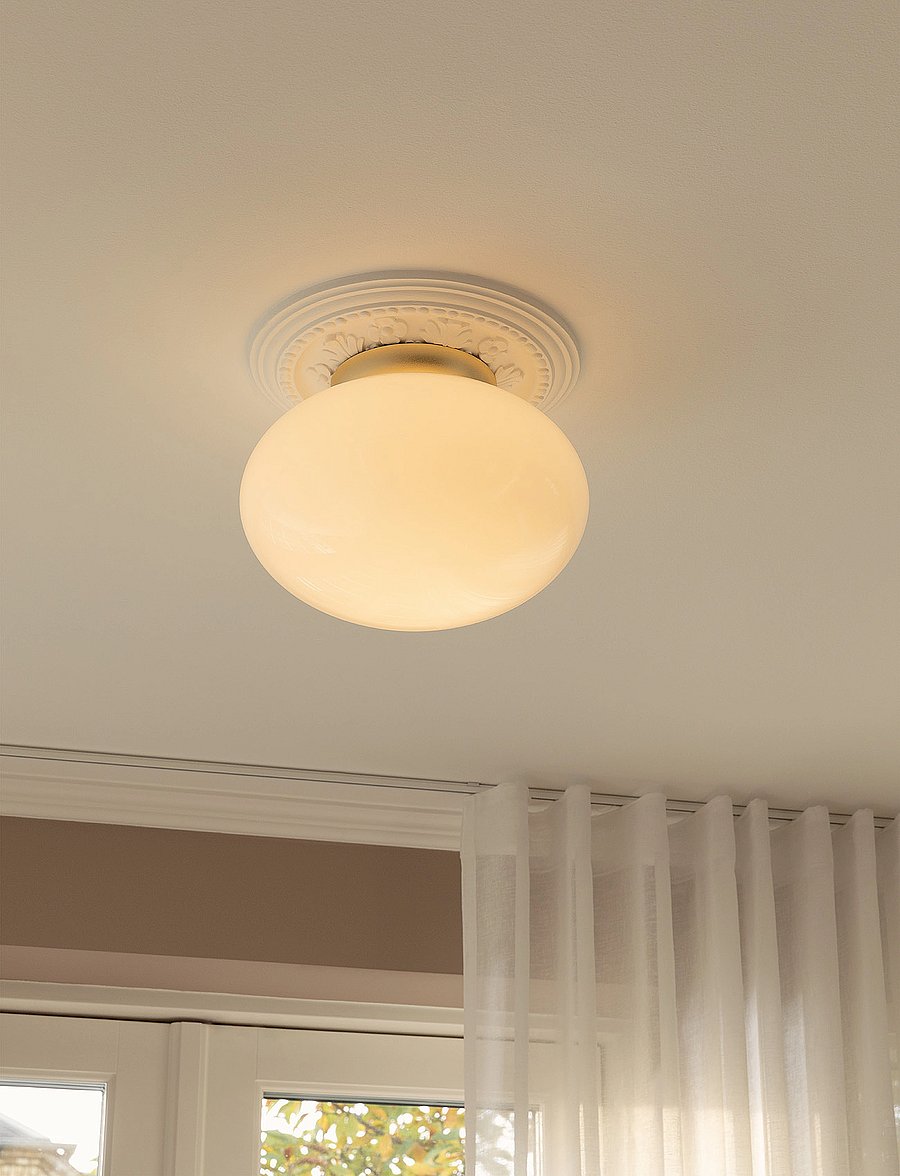 Nuura - Rizzatto 301 - plafonai - satin brass / opal - 2