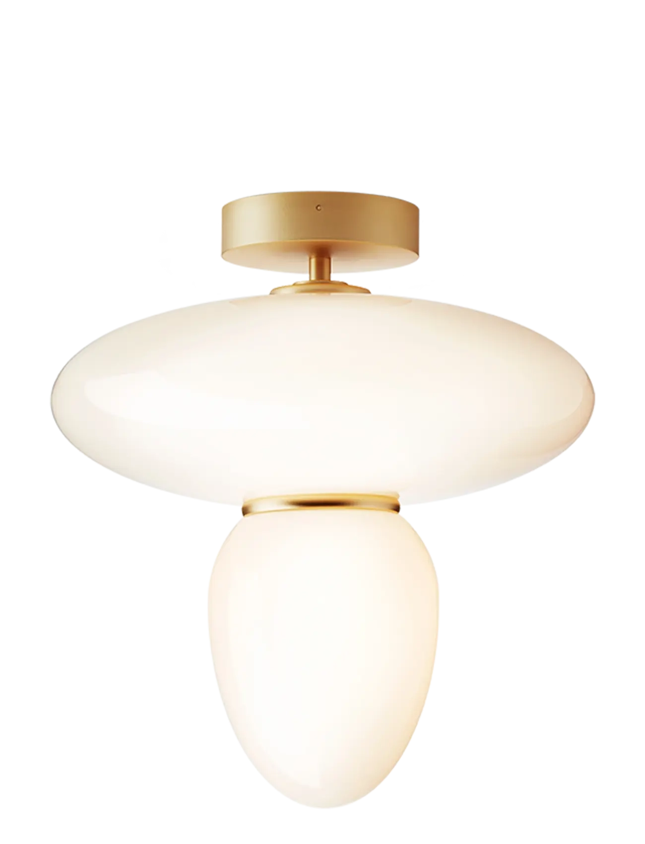 Nuura Rizzatto 42, Indbygget loftslampe, Guld, Str: ONE SIZE