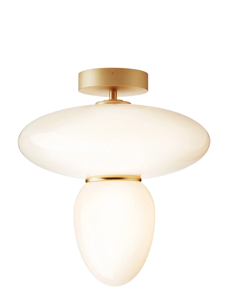Nuura - Rizzatto 42 - plafoonid - satin brass / opal - 1