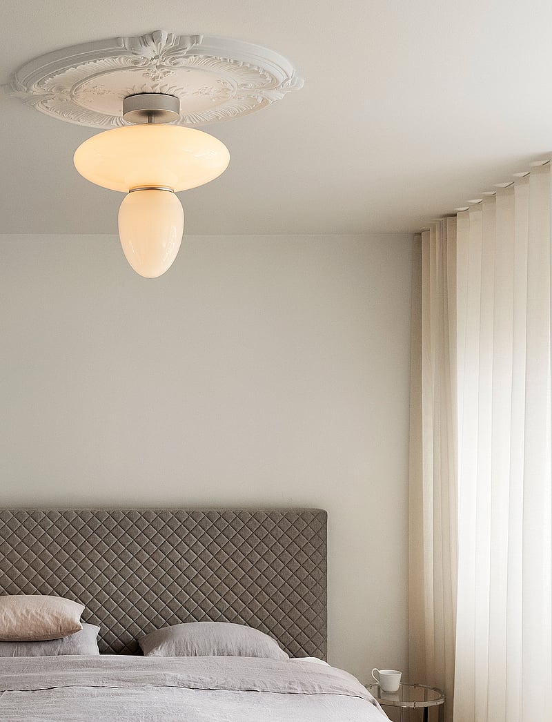 Nuura - Rizzatto 42 - deckeneinbauleuchten - satin silver / opal - 0