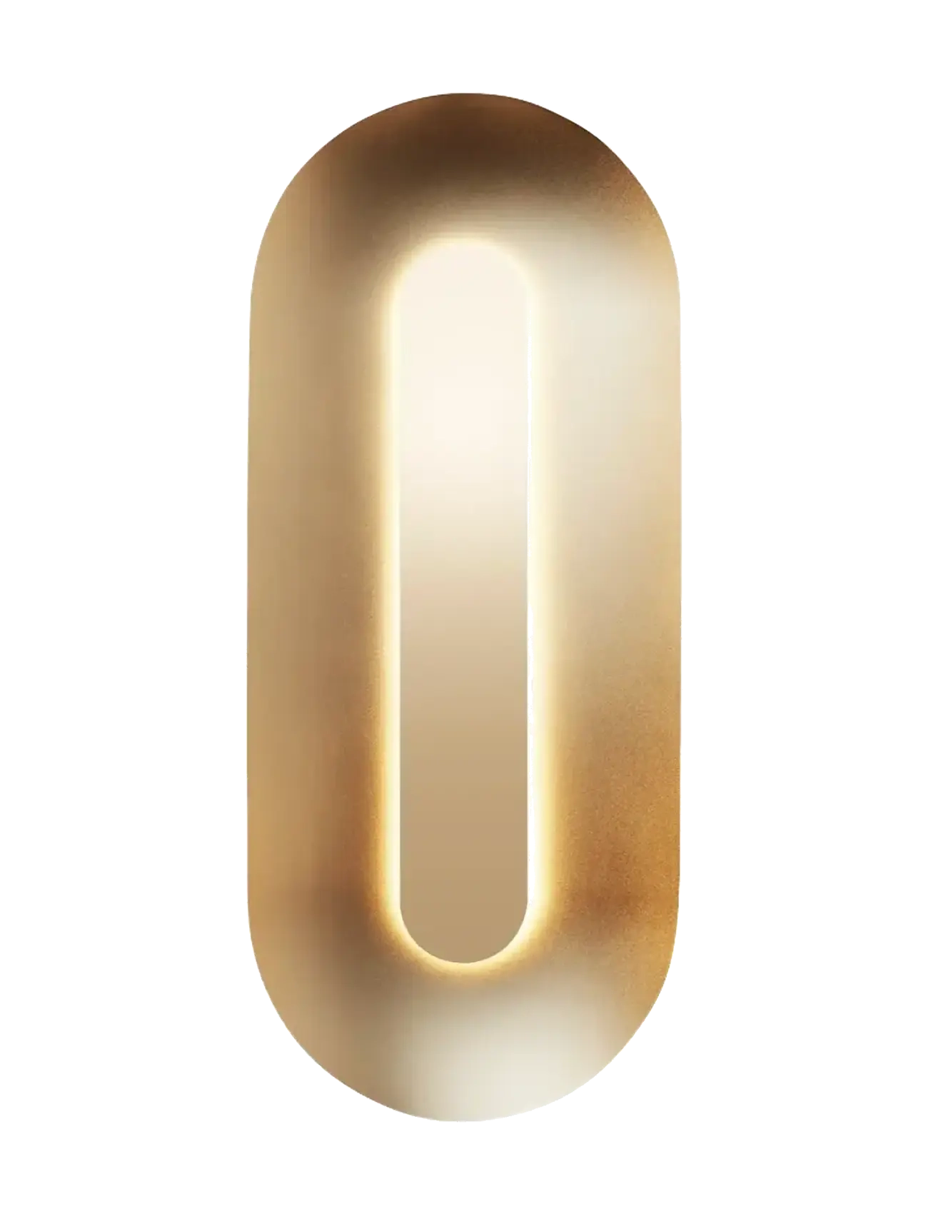 Nuura Sasi Large, Væglampe, Guld, Str: 65X27.5CM