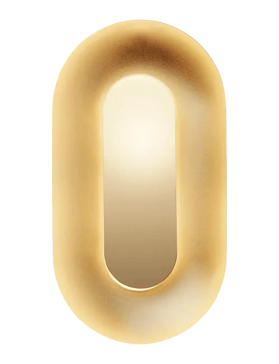 Nuura - Sasi Small, brass - wandleuchten - brass - 1