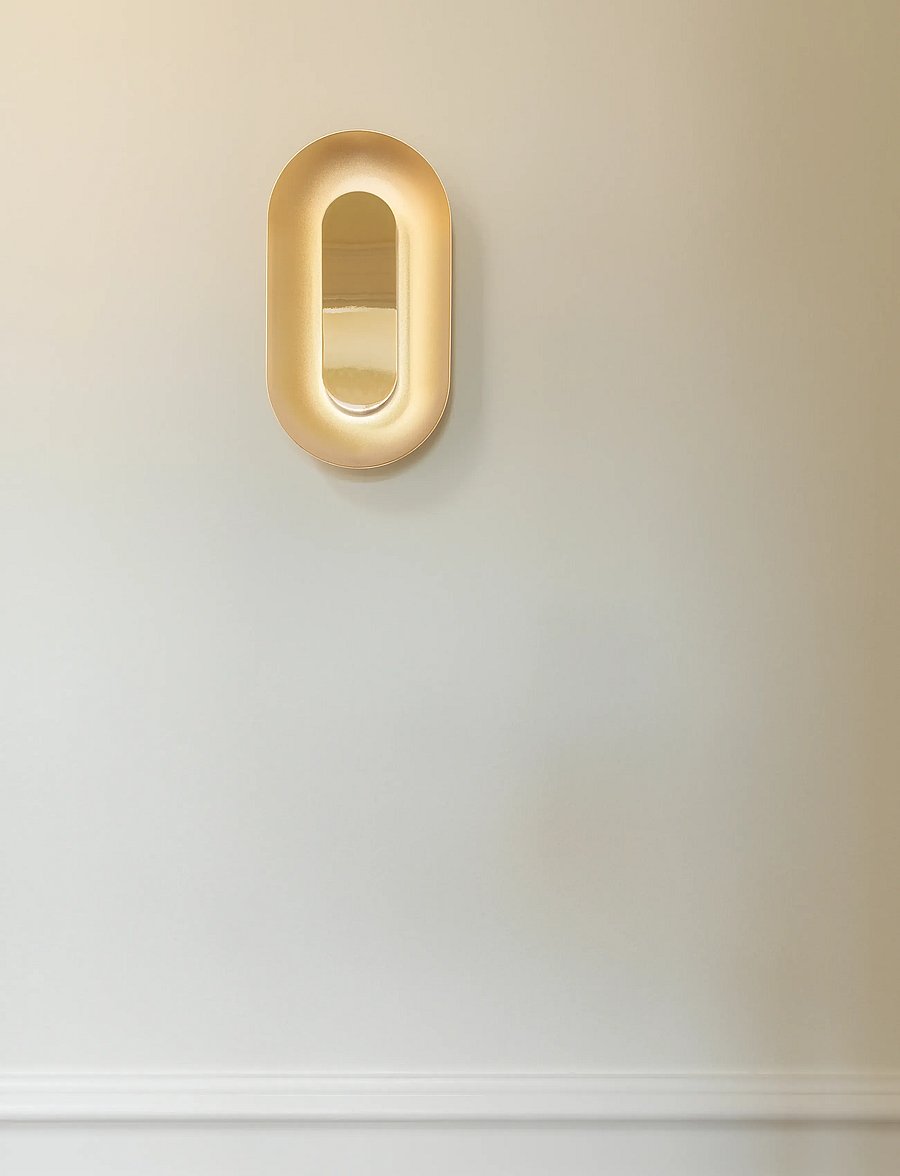 Nuura - Sasi Small, brass - wandleuchten - brass - 0