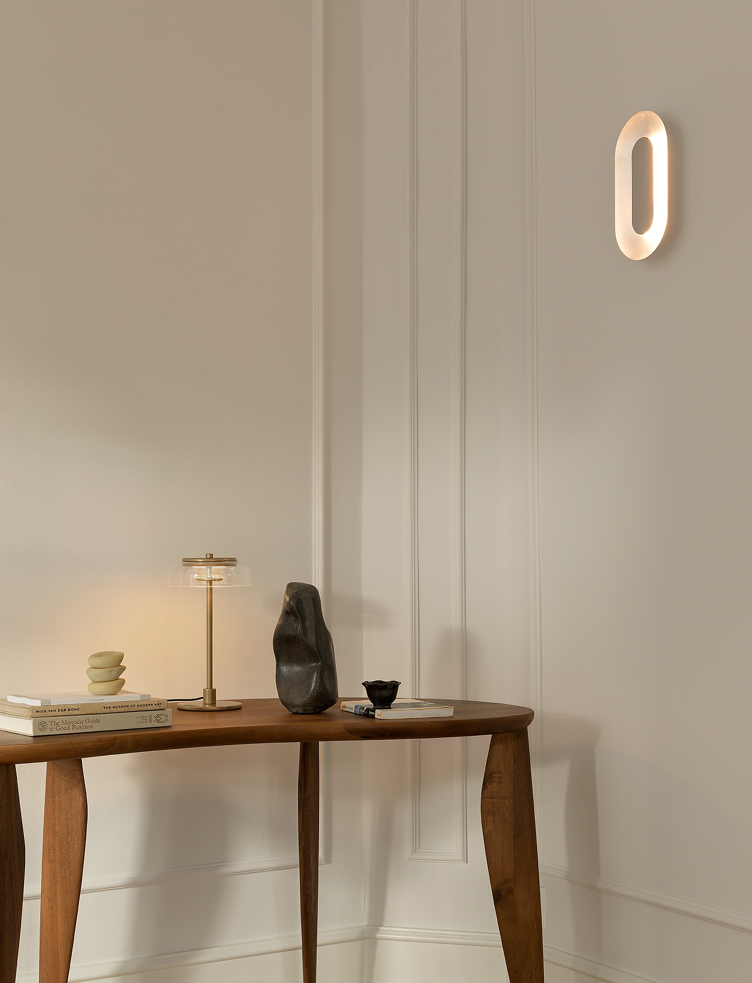 Nuura - Sasi Small, brass - wall lamps - silver - 2