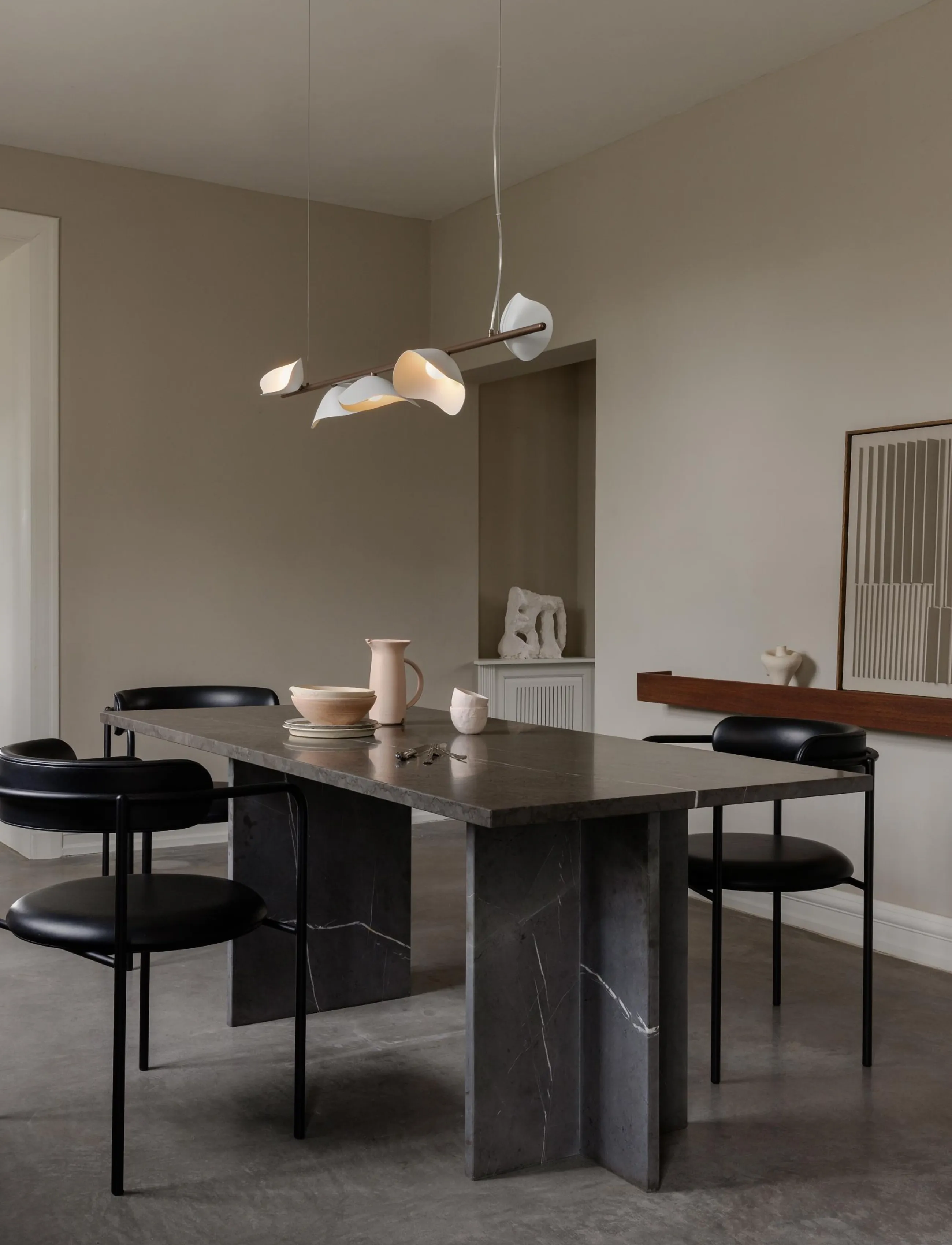 Nuura Florii 5 Linear, One Size 120 cm, Ceiling Lamps, Weiß - Pendant Homeware