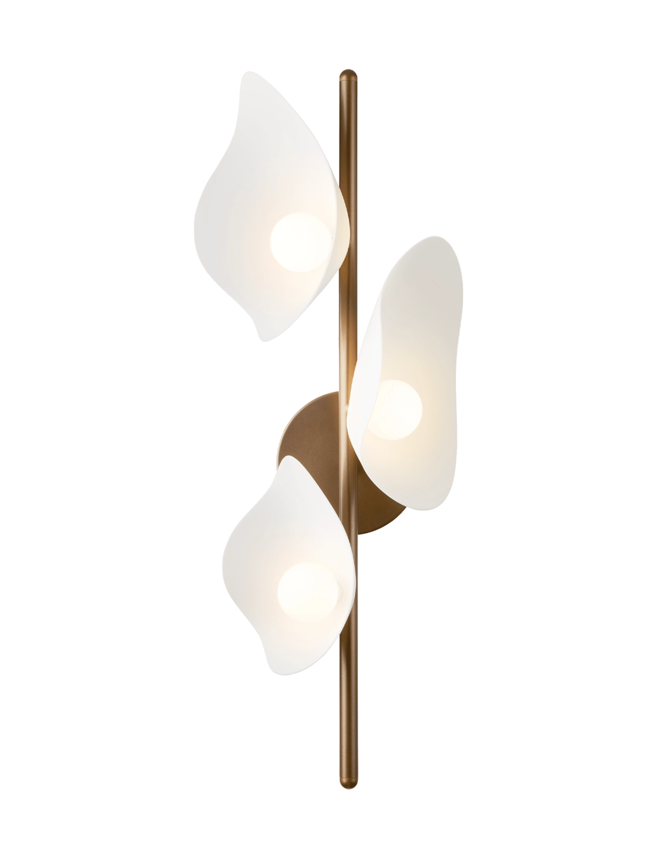 Nuura - Florii 3 Wall - wandleuchten - dark bronze / white - 2