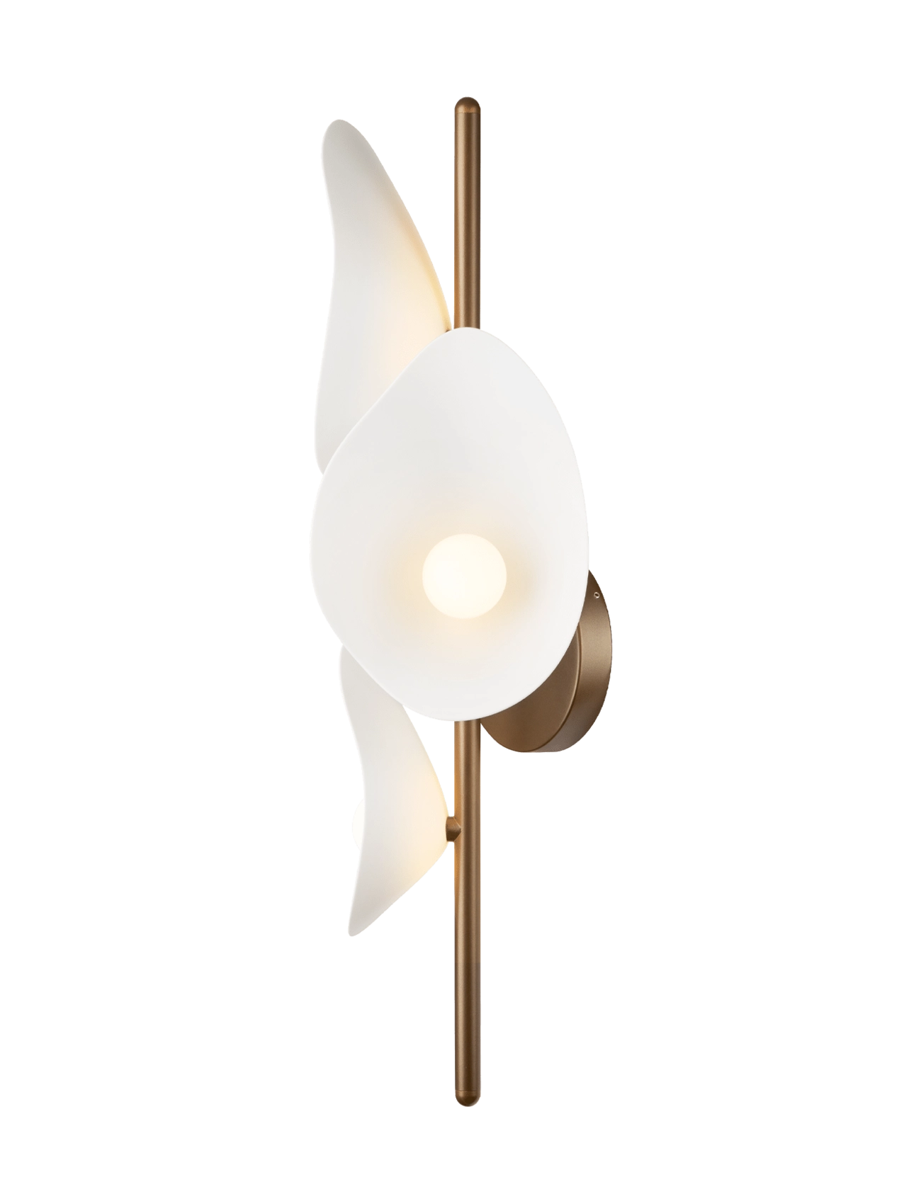 Nuura - Florii 3 Wall - wandleuchten - dark bronze / white - 3