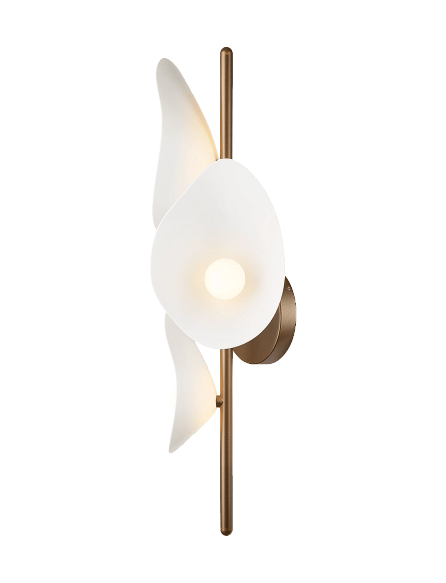Nuura - Florii 3 Wall - wandleuchten - dark bronze / white - 3