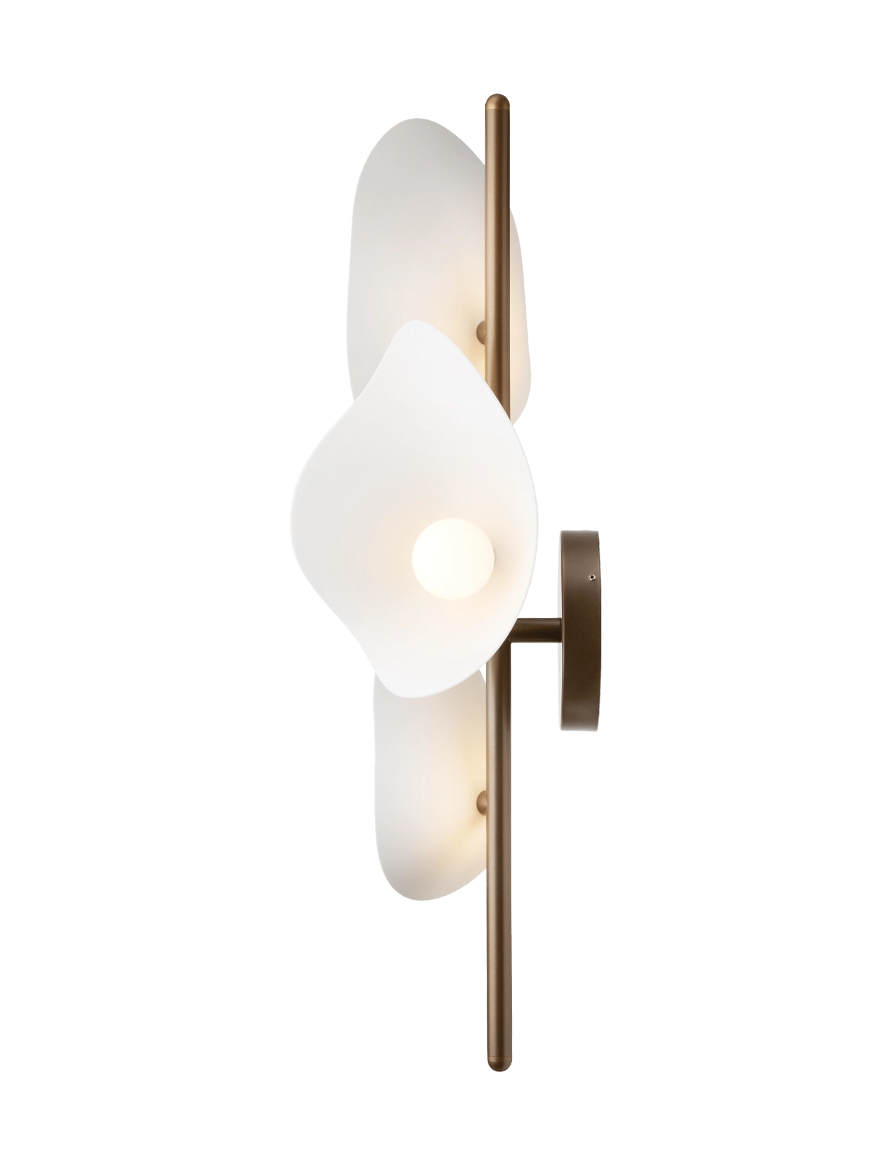 Nuura - Florii 3 Wall - wandleuchten - dark bronze / white - 4