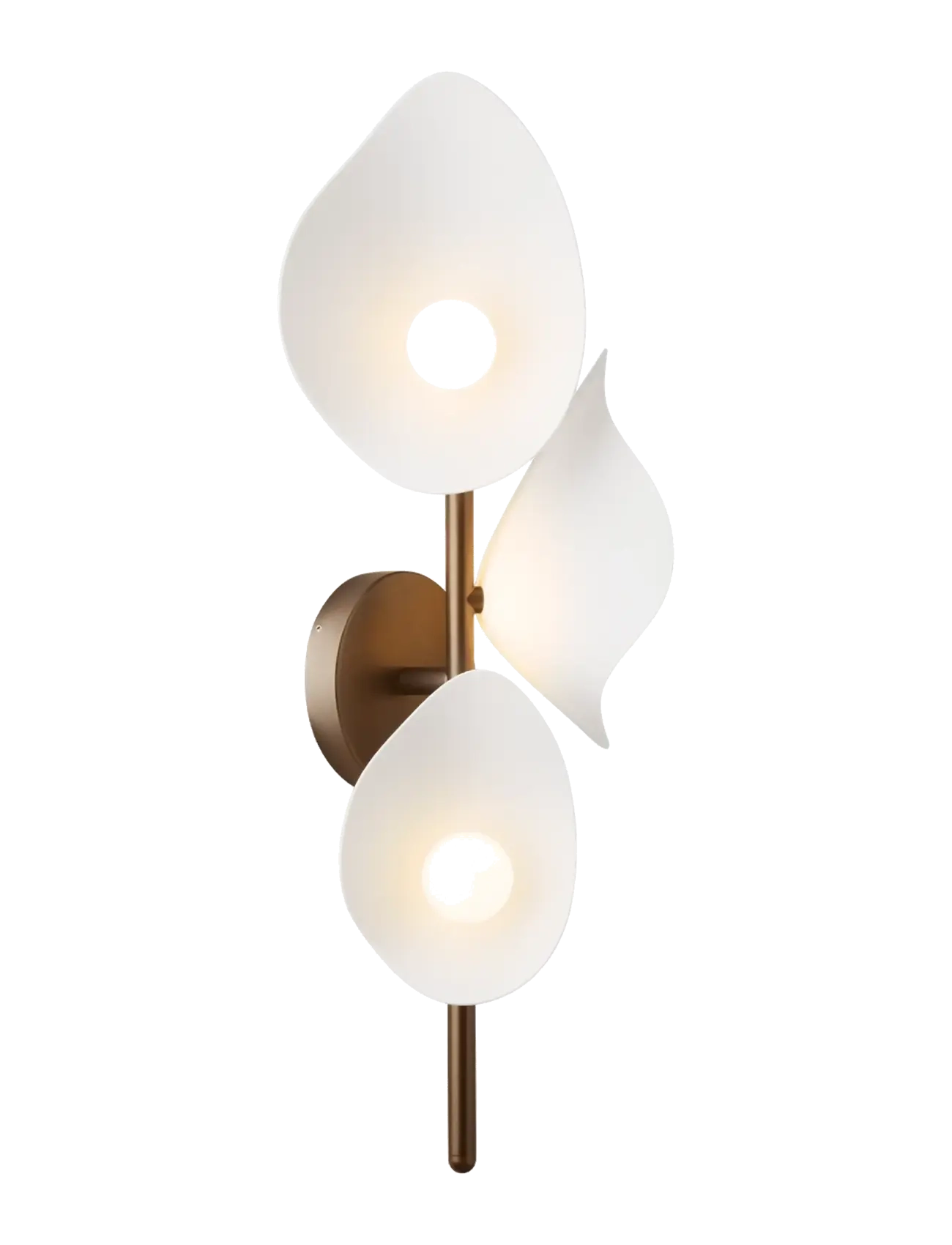 Nuura Florii 1 Wall - Lamps - DARK BRONZE / WHITE / white