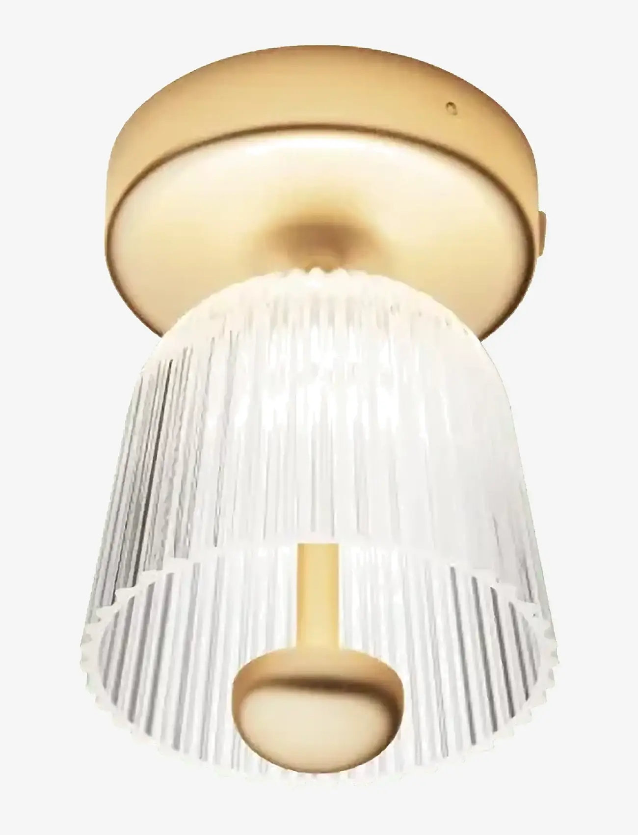 Nuura - Asteea Ceiling, satin brass / ripple clear - deckenspots - brass - 2