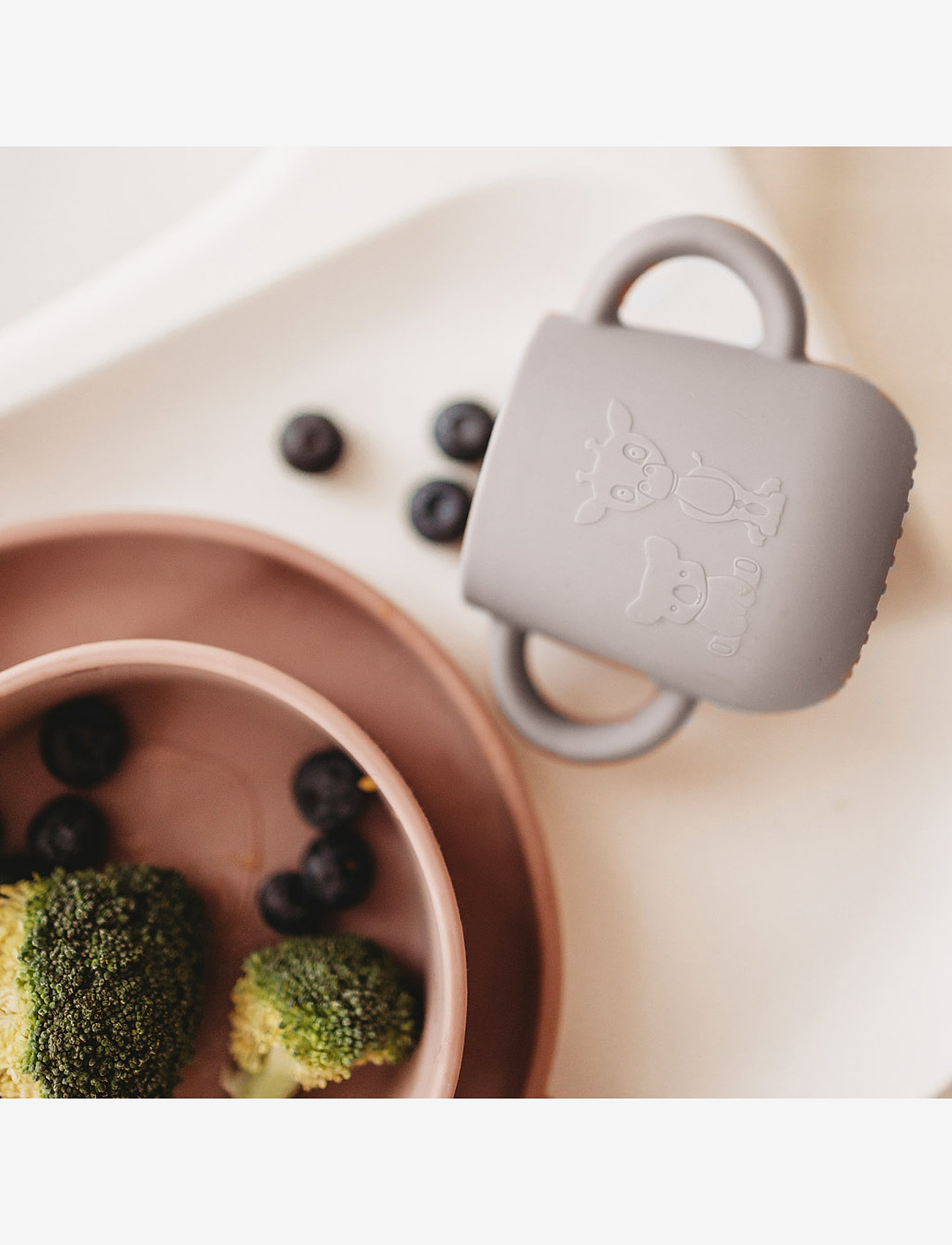 Nuuroo - Abiola silicone cup - laveste priser - cobblestone - 1