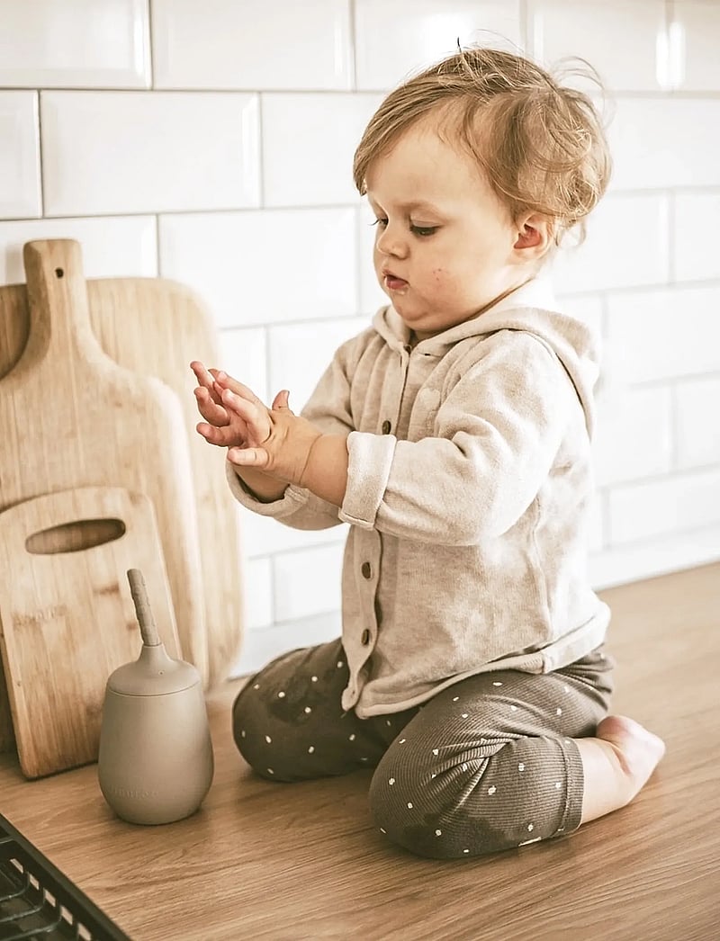 Nuuroo - Adita silicone cup with straw - joogitassid - cobblestone - 2