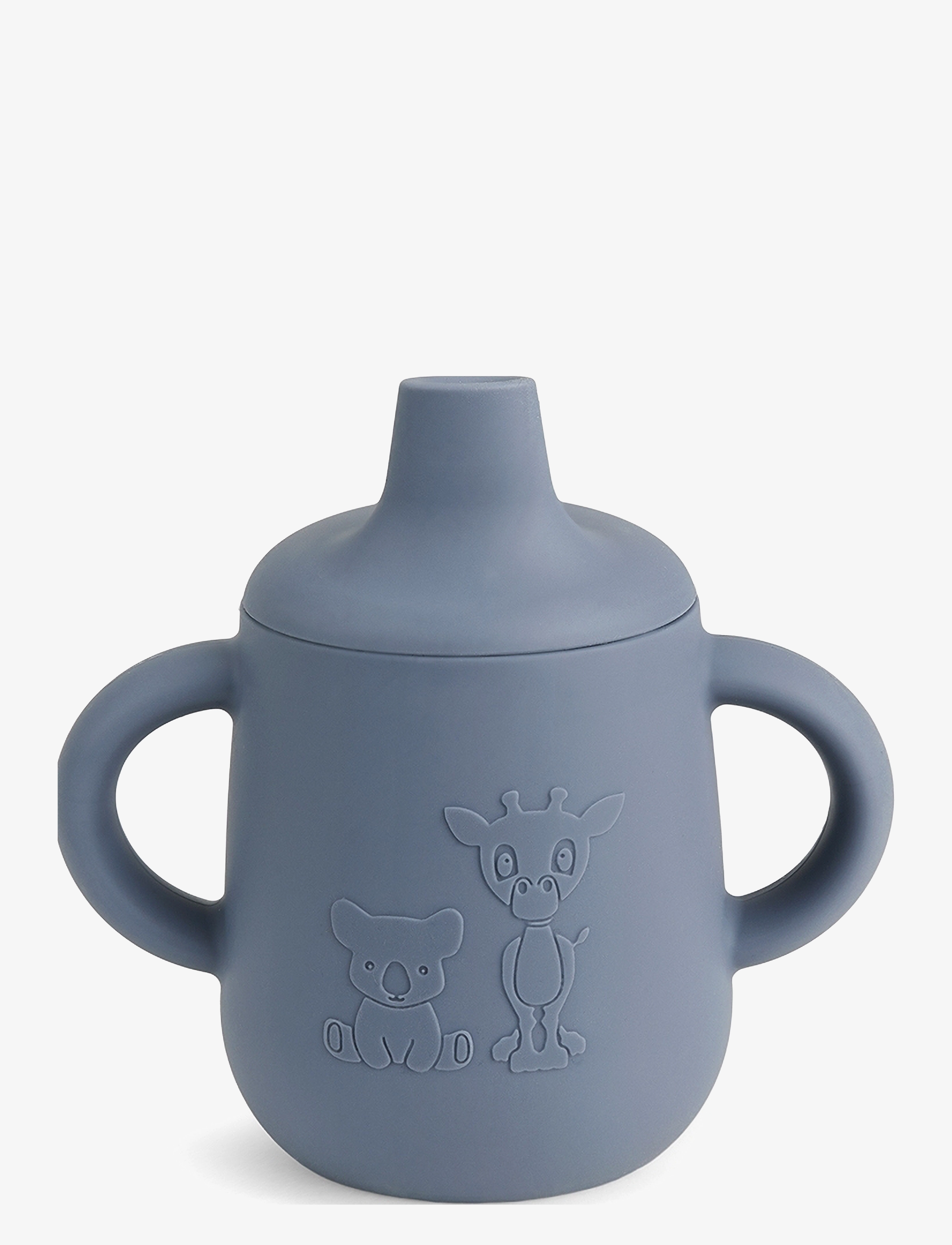 Nuuroo Aiko Silicone Cup With Sippy Lid, One Size, Baby Feeding, Blau - Cups, Kinder