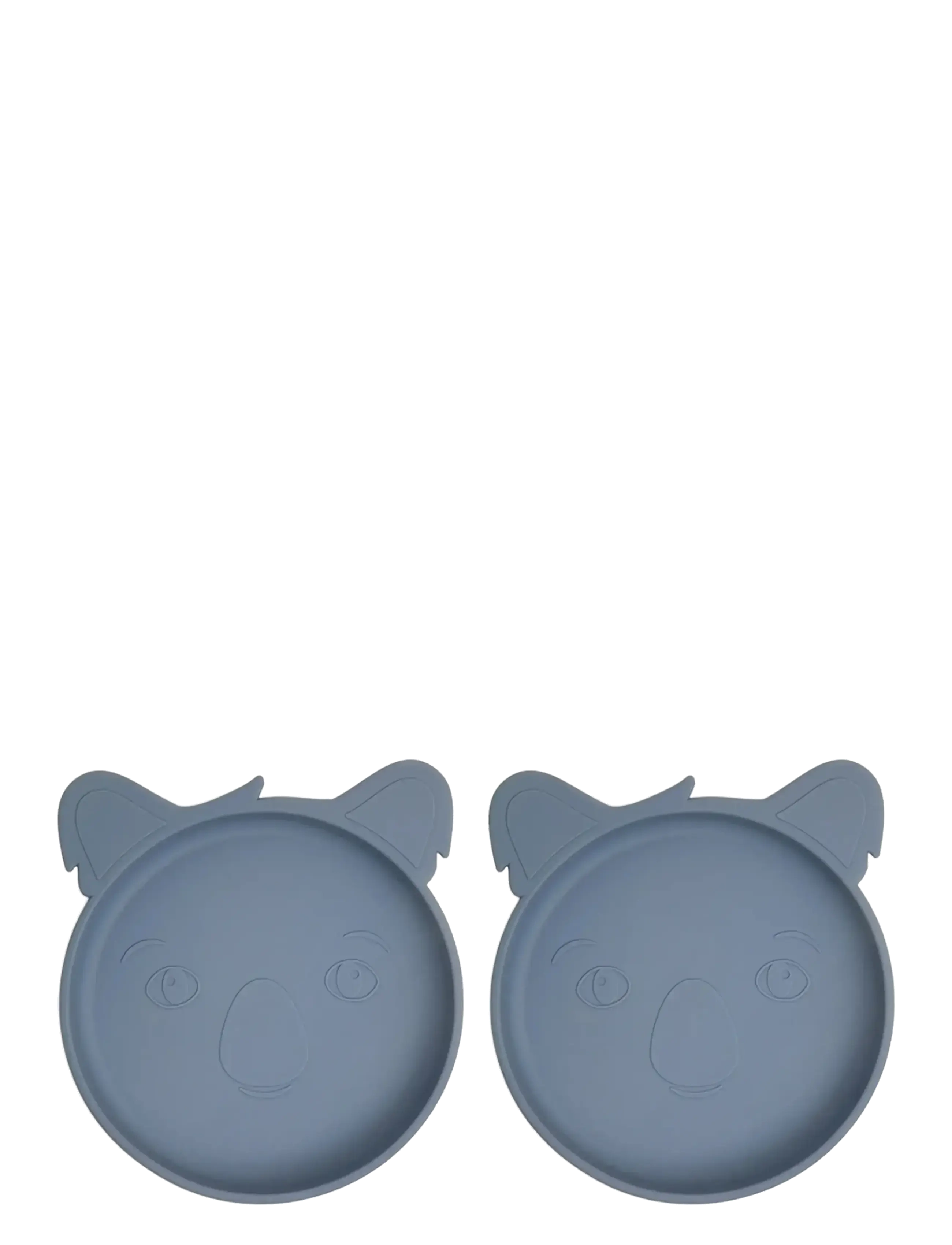 Nuuroo Akila Silicone Plate 2-Pack Koala, One Size, Plates & Bowls, Blau - Plates, Kinder