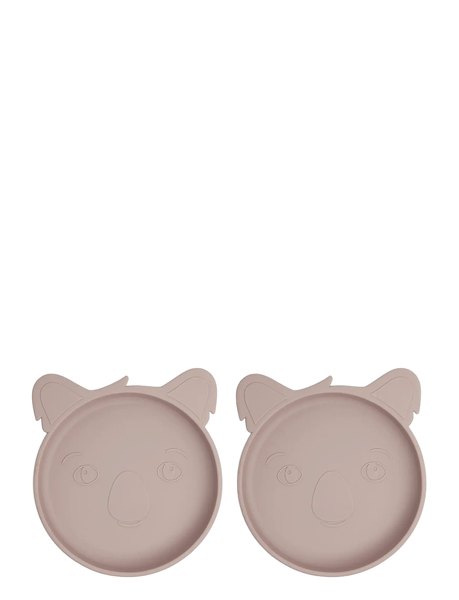 Nuuroo - Akila silicone plate 2-pack Koala - tallrikar - woodrose - 0