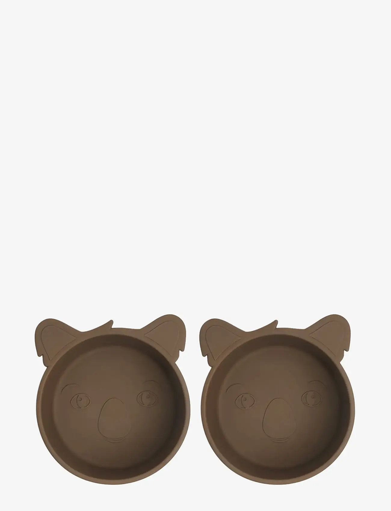 Nuuroo - Alex silicone deep plate 2-pack Koala - tallerkner - acorn - 0