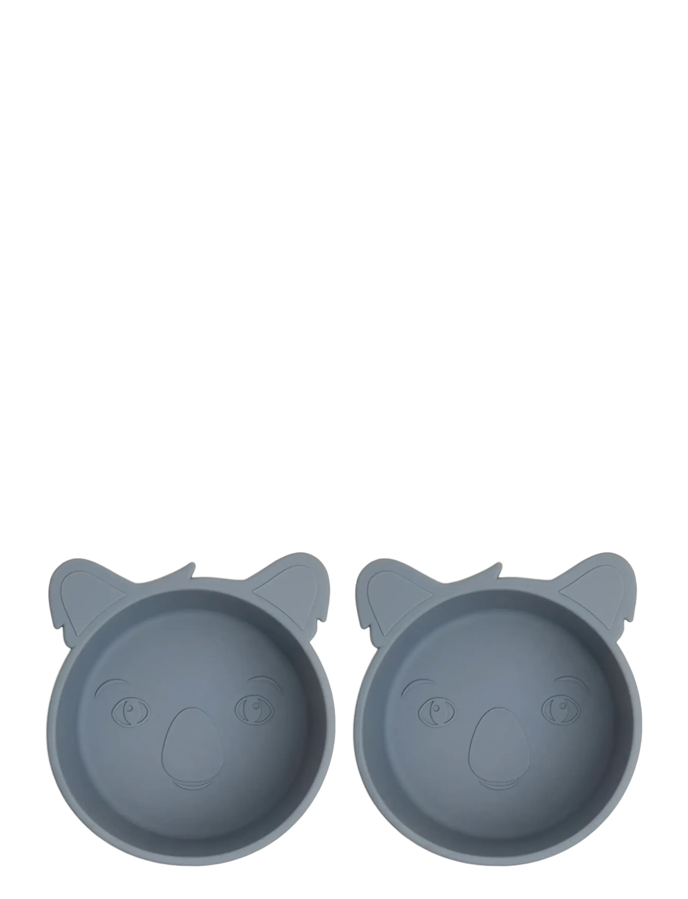 Nuuroo Alex Silicone Deep Plate 2-Pack Koala, One Size, Plates & Bowls, Grau - Plates, Kinder