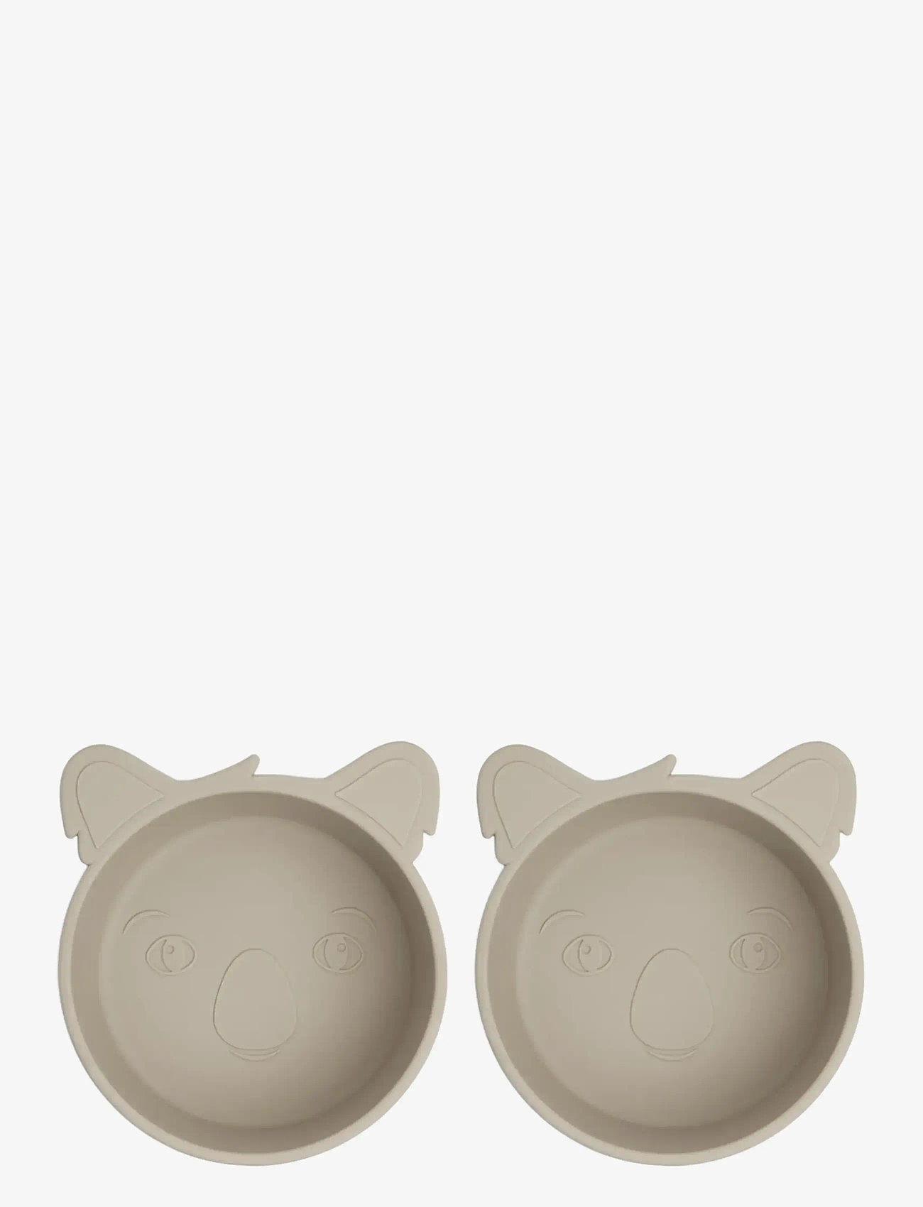 Nuuroo - Alex silicone deep plate 2-pack Koala - teller - cobblestone - 0