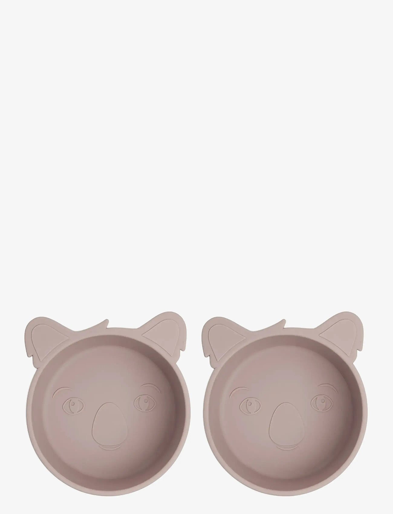 Nuuroo - Alex silicone deep plate 2-pack Koala - tallerkner - woodrose - 0