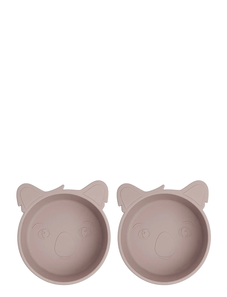 Nuuroo - Alex silicone deep plate 2-pack Koala - tallrikar - woodrose - 0