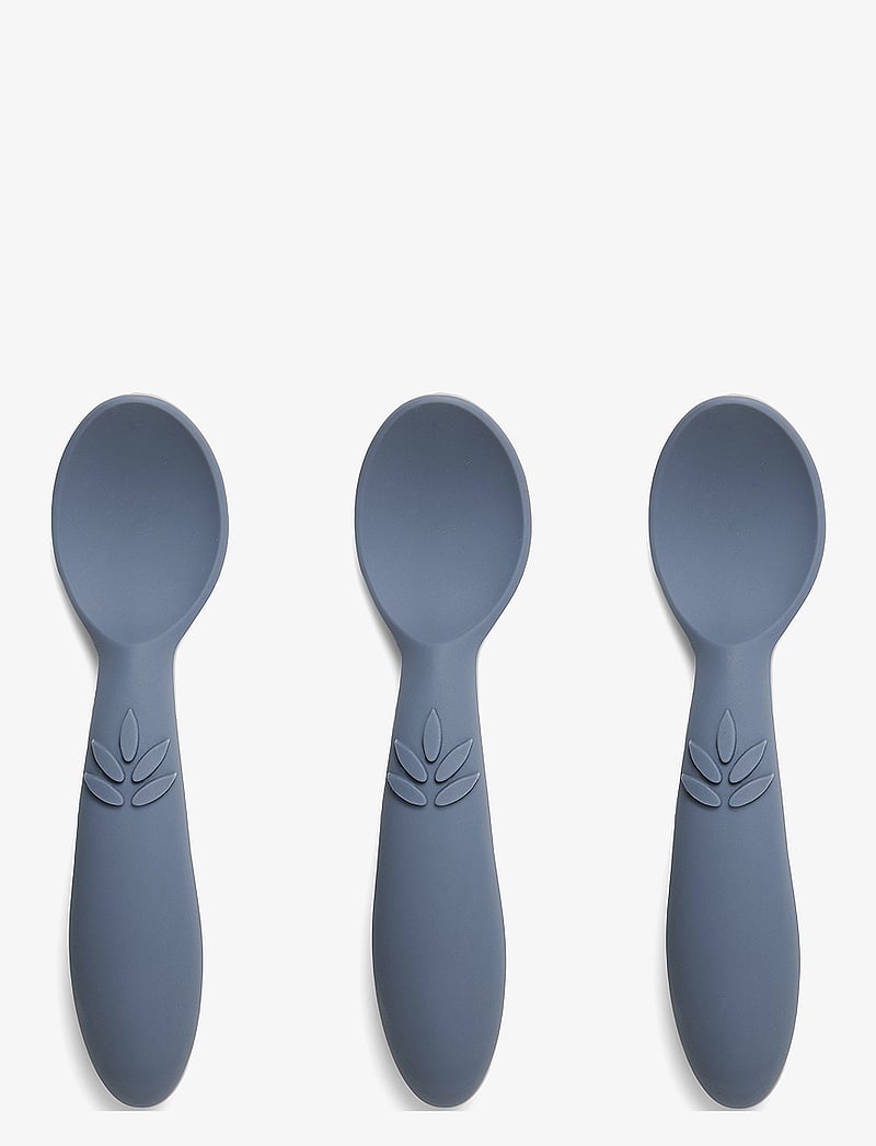 Nuuroo - Ella silicone spoon 3-pack - söögiriistad - bering sea - 0
