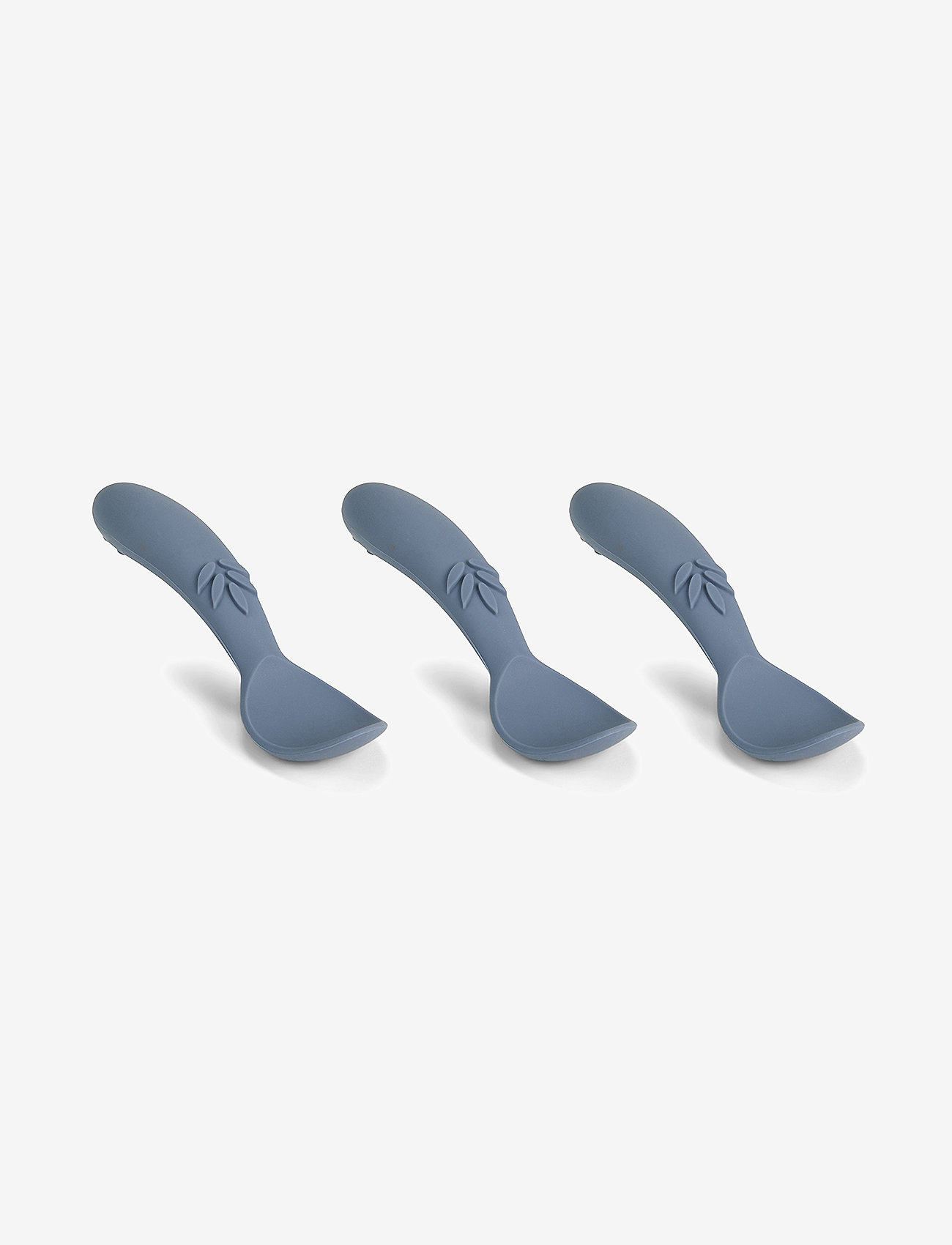 Nuuroo - Ella silicone spoon 3-pack - bestik - bering sea - 1