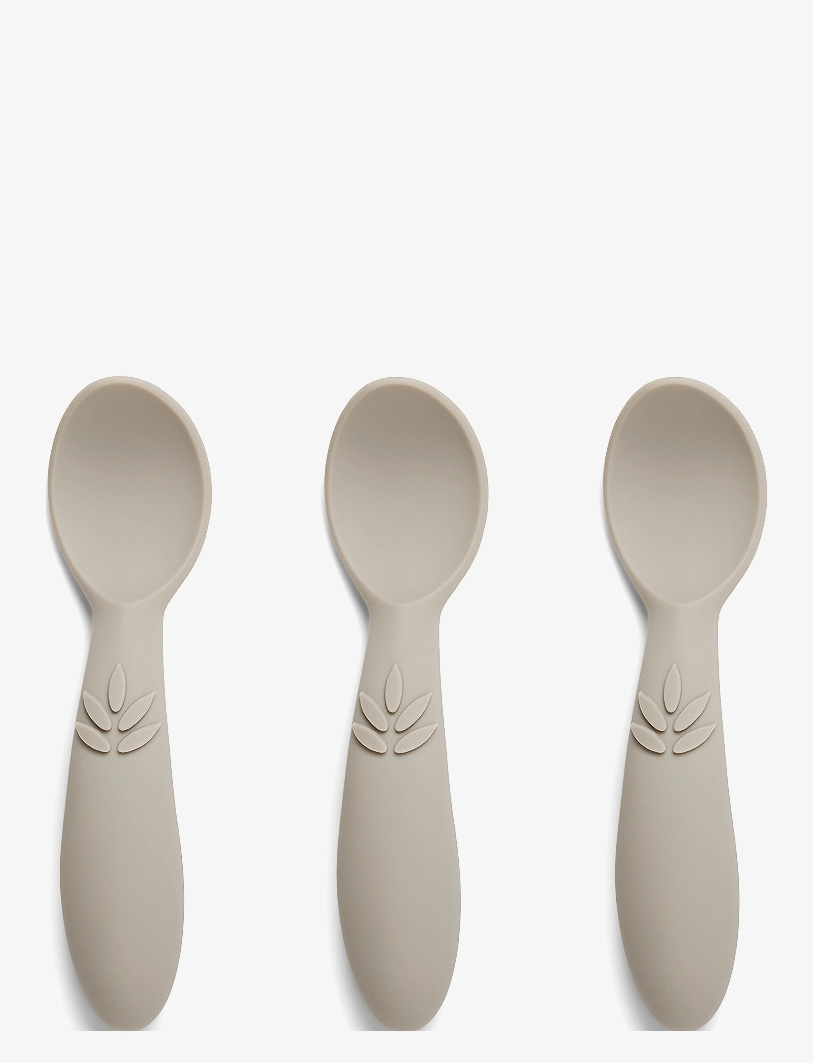 Nuuroo Ella Silicone Spoon 3-Pack, 10.5X2.8 cm, Beige, Måltid > Bestik, Børn