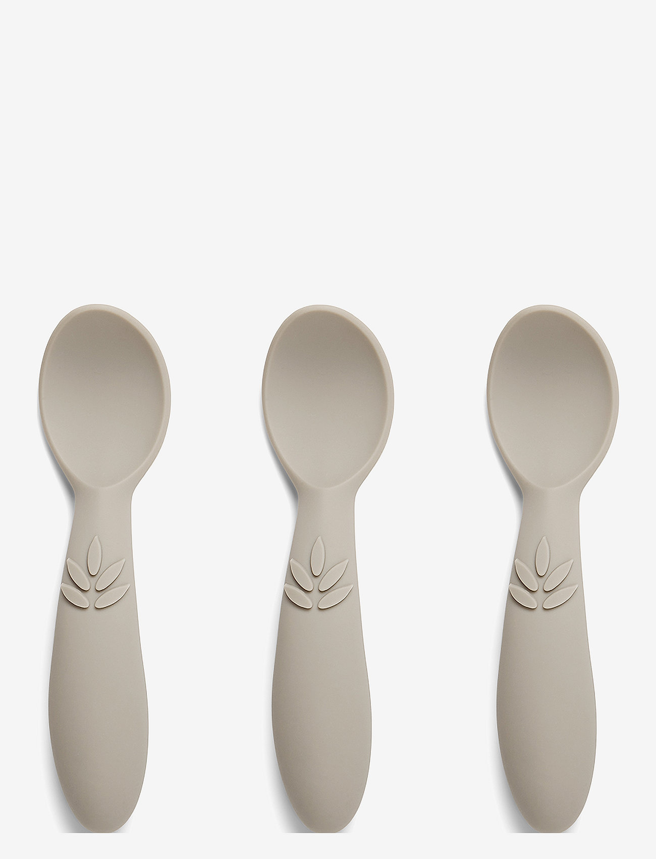Nuuroo - Ella silicone spoon 3-pack - bestik - cobblestone - 0
