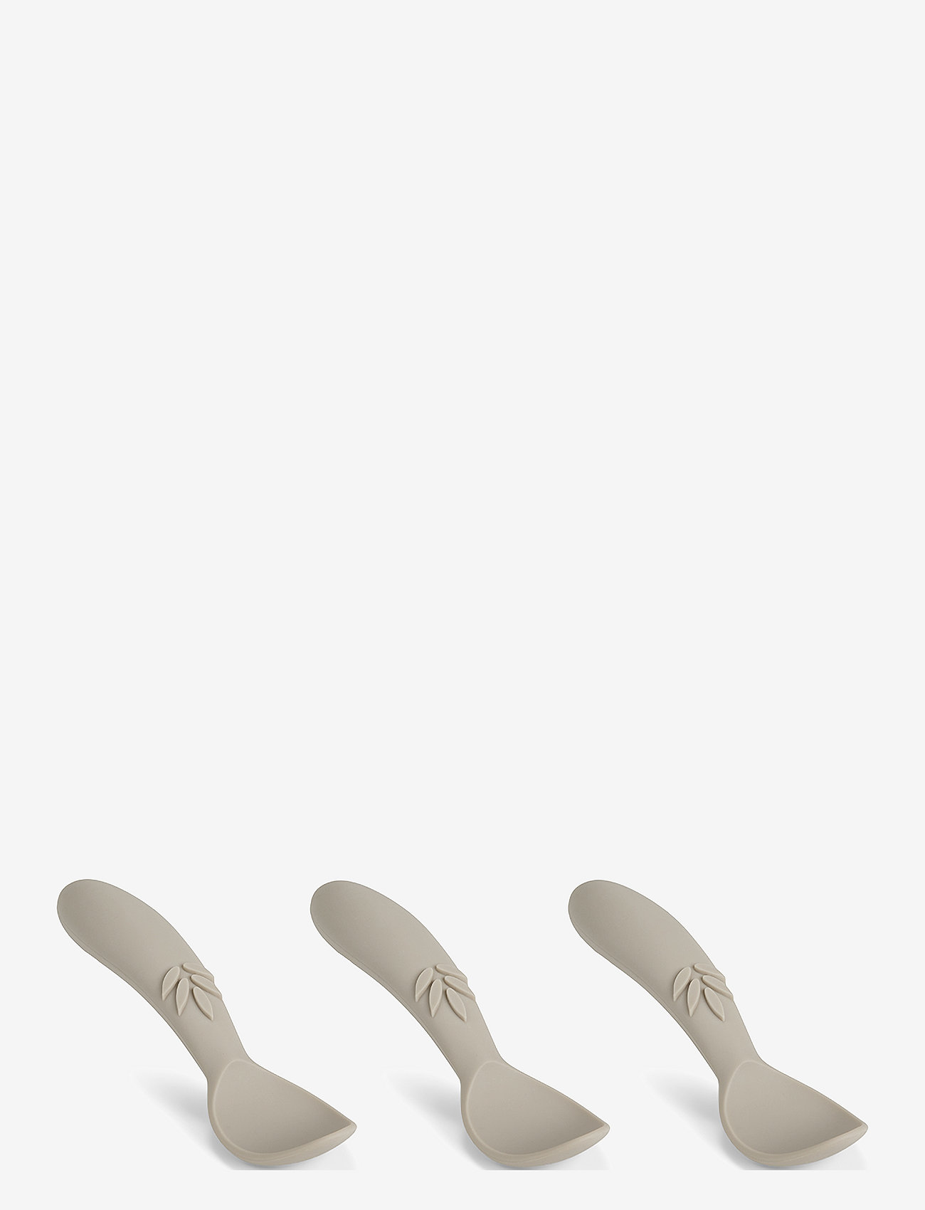 Nuuroo - Ella silicone spoon 3-pack - bestik - cobblestone - 1