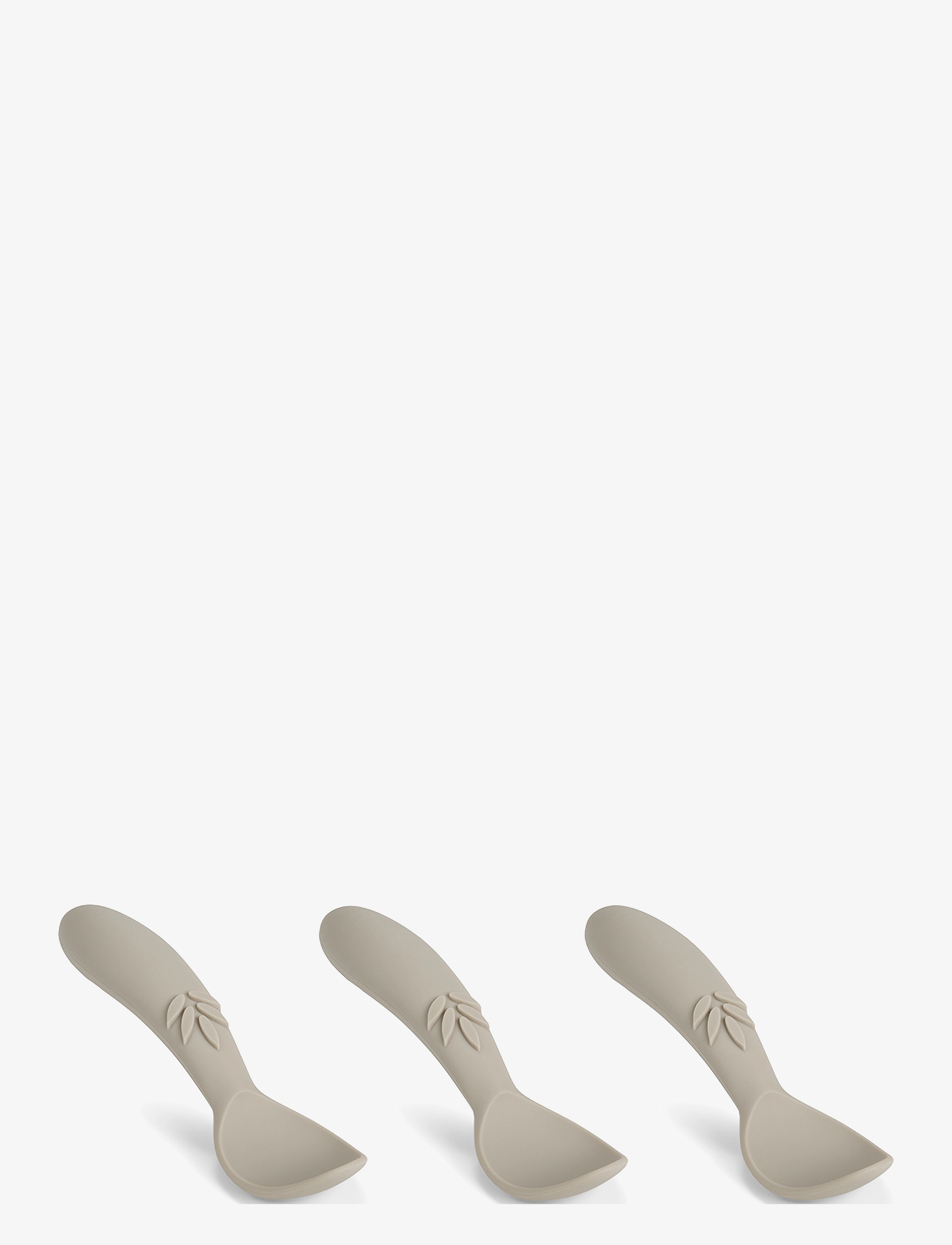 Nuuroo - Ella silicone spoon 3-pack - lowest prices - cobblestone - 1