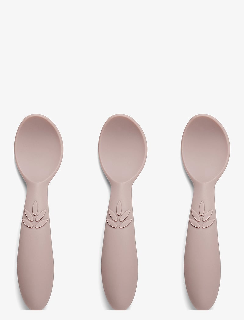 Nuuroo - Ella silicone spoon 3-pack - hnífapör - woodrose - 0