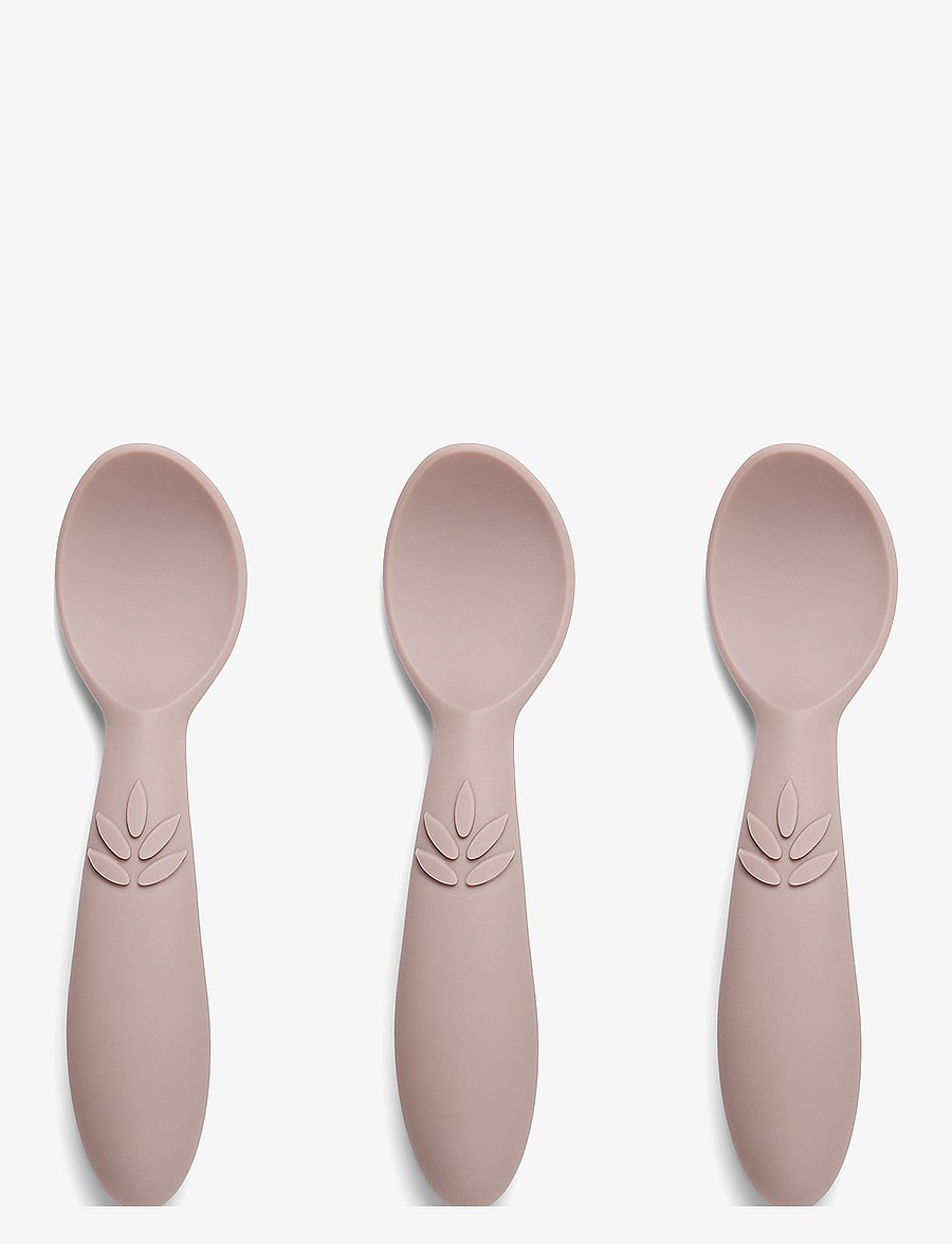 Nuuroo - Ella silicone spoon 3-pack - lowest prices - woodrose - 0