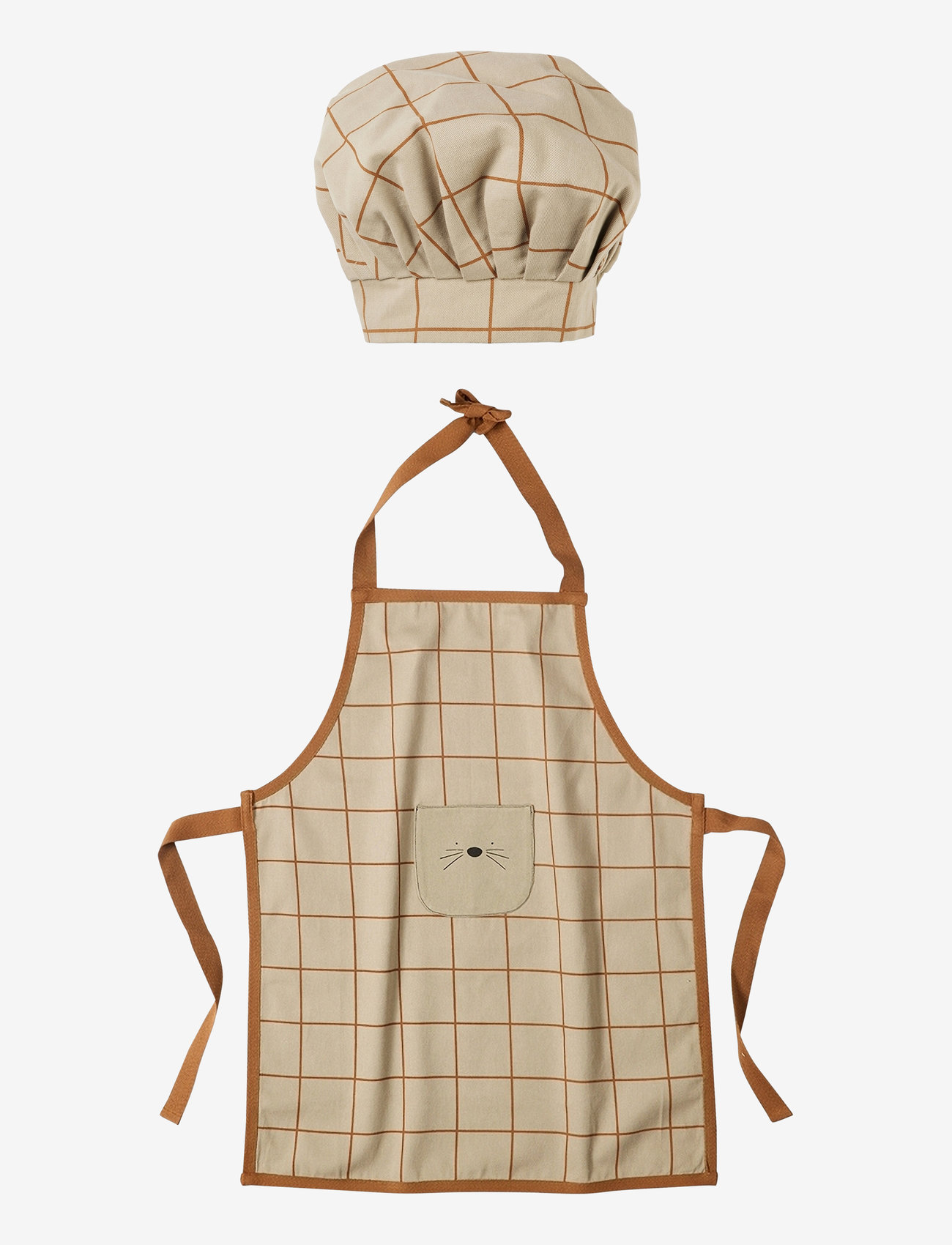 Nuuroo - Elliot apron set - priekšauti - cobblestone - 0