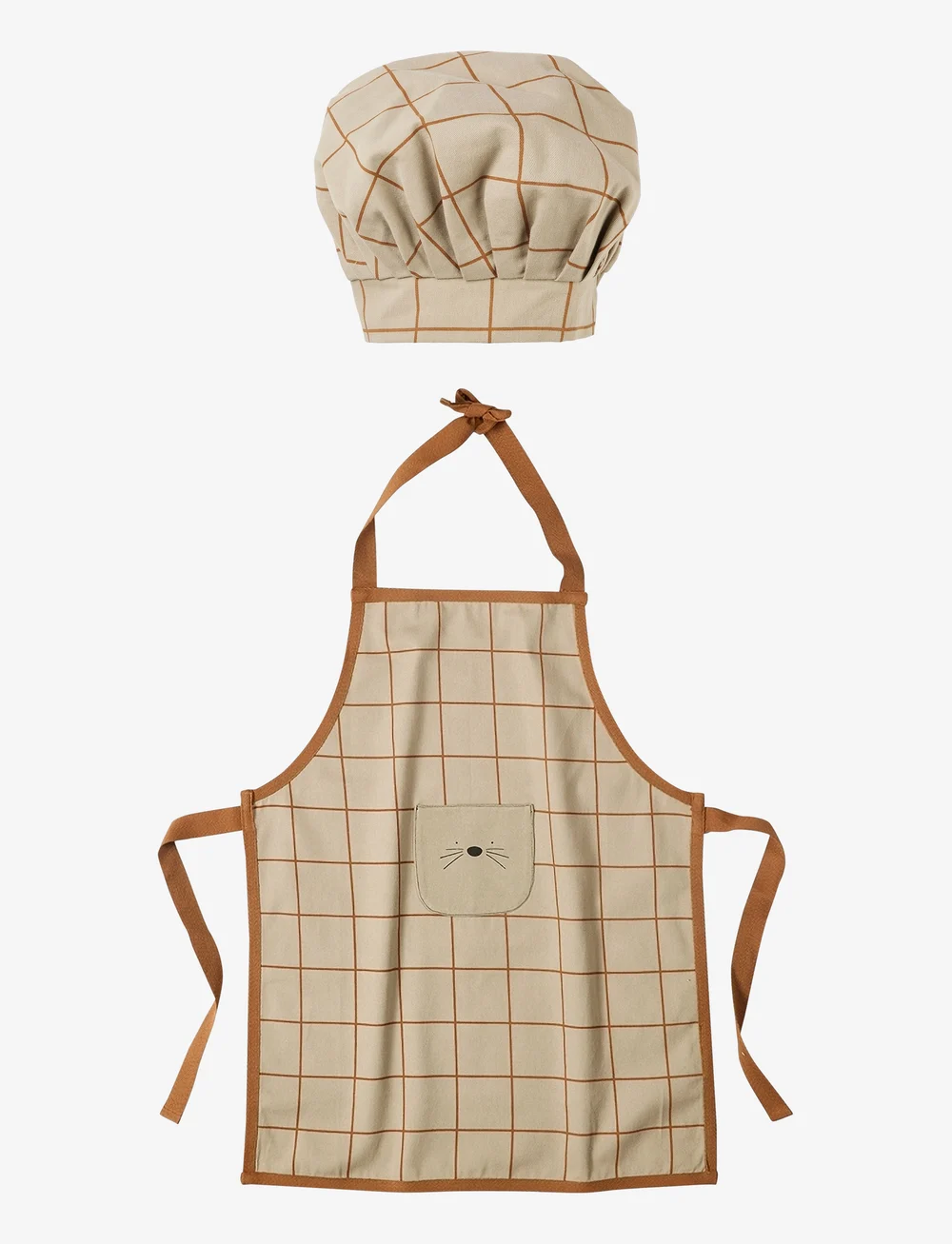 Nuuroo - Elliot apron set - schürzen - cobblestone - 0
