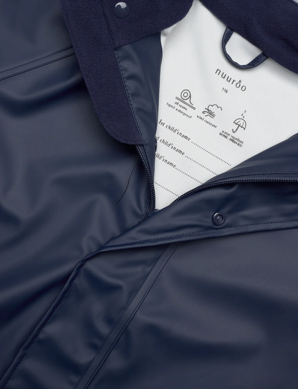 Nuuroo - Carla rain set - junior - regensets - black iris - 4